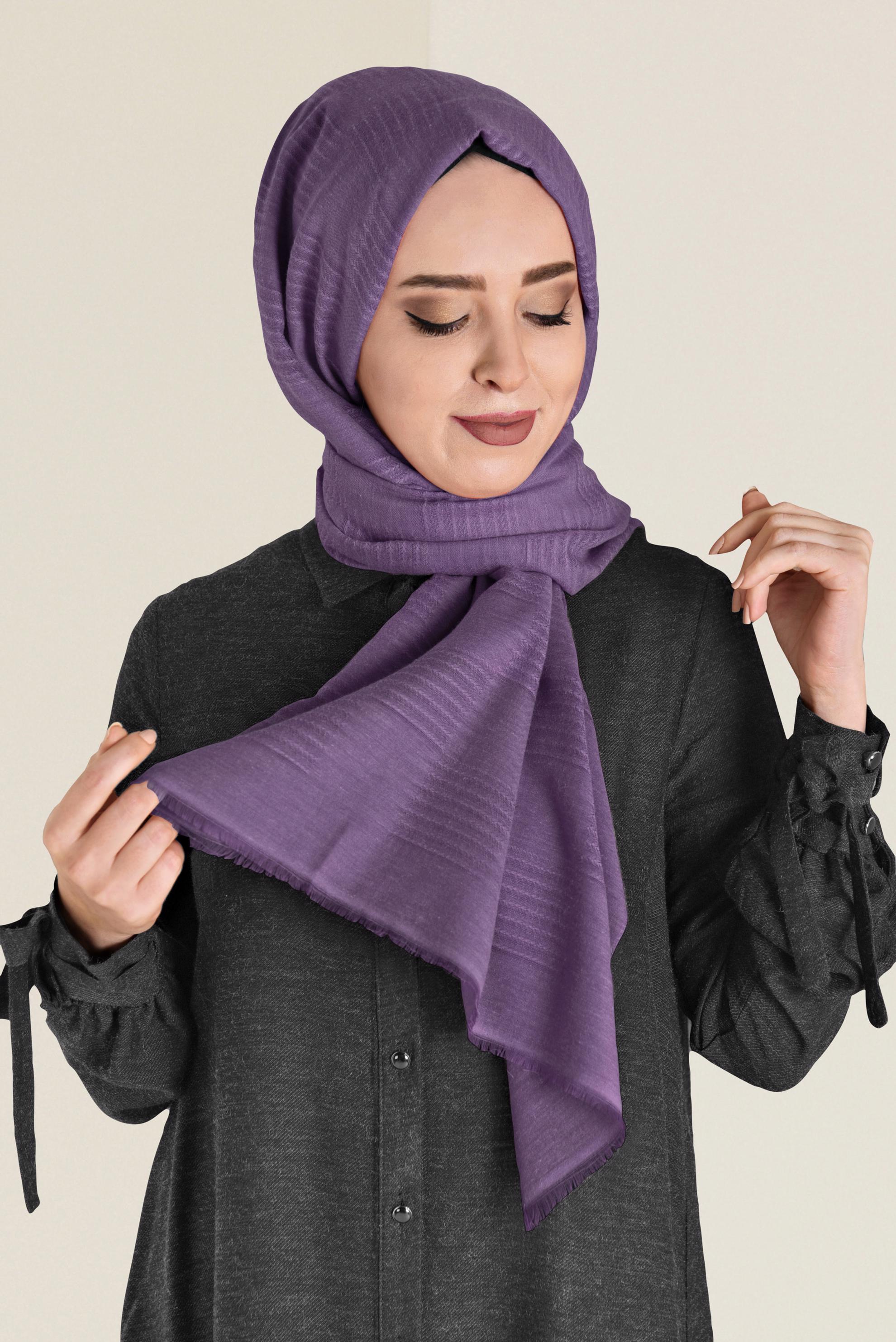 Tesettür giyim MOR ALVİNA ŞAL 9940 