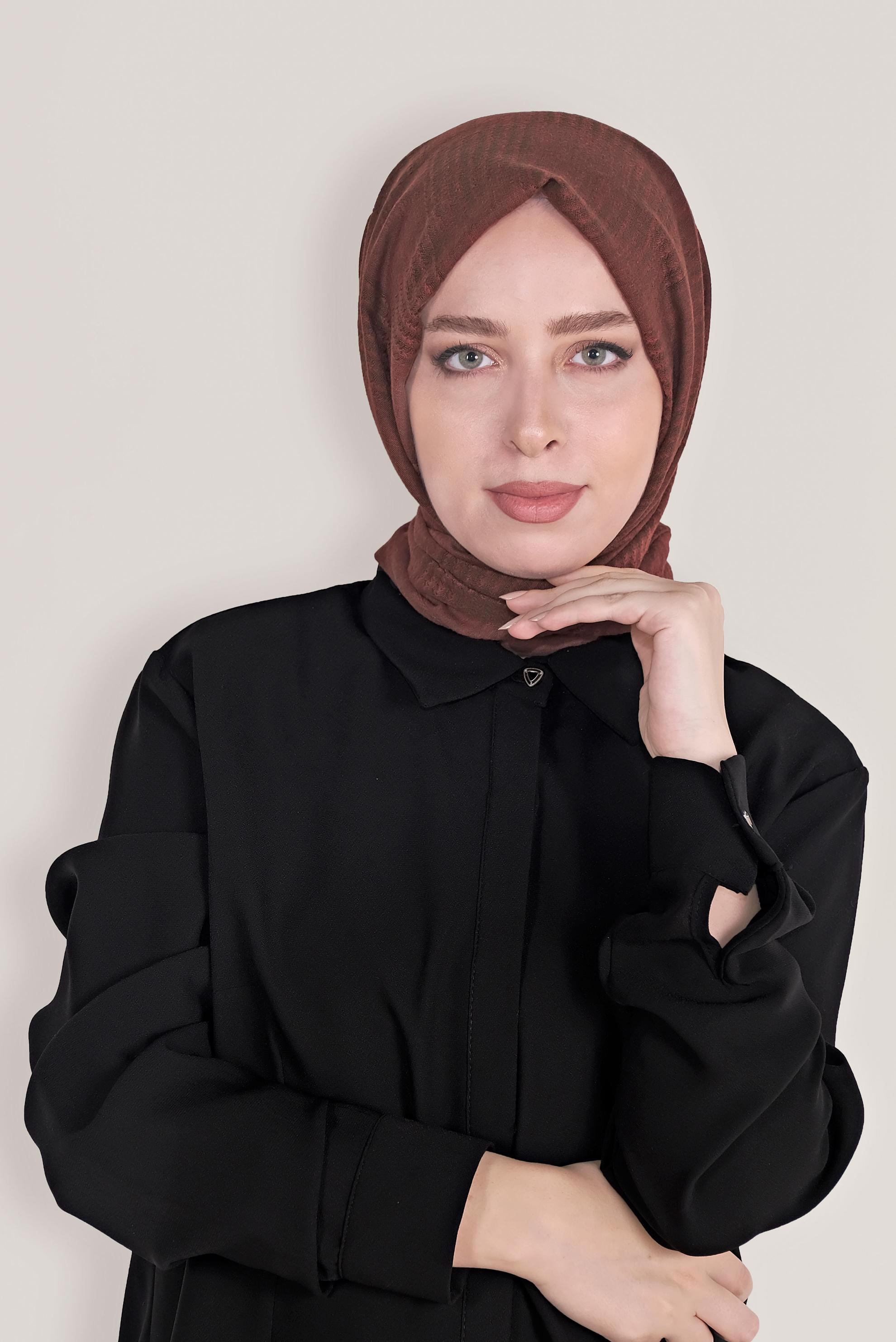 Tesettür giyim YEŞİL ALVİNA ŞAL 9940 