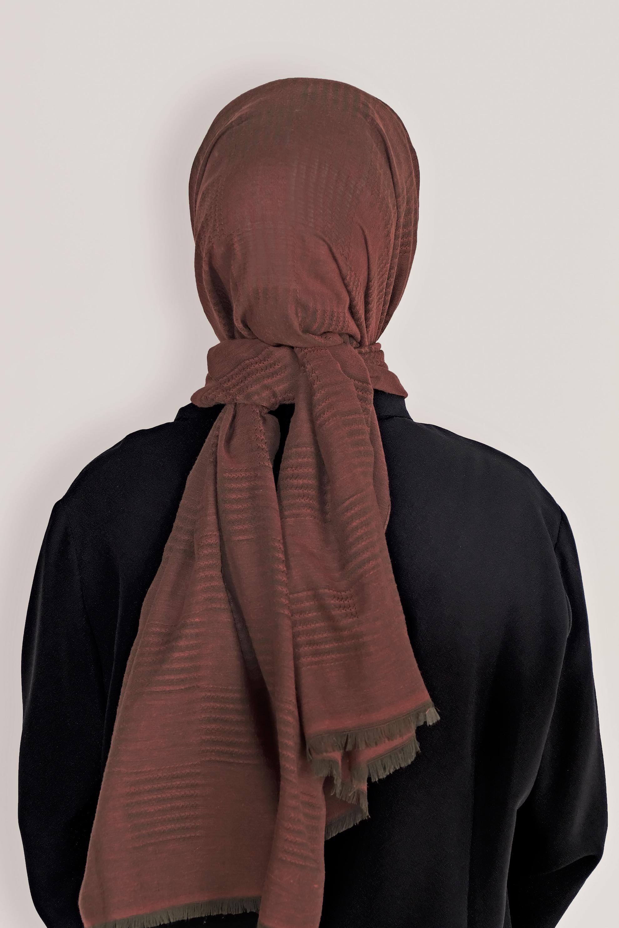 Tesettür giyim YEŞİL ALVİNA ŞAL 9940 