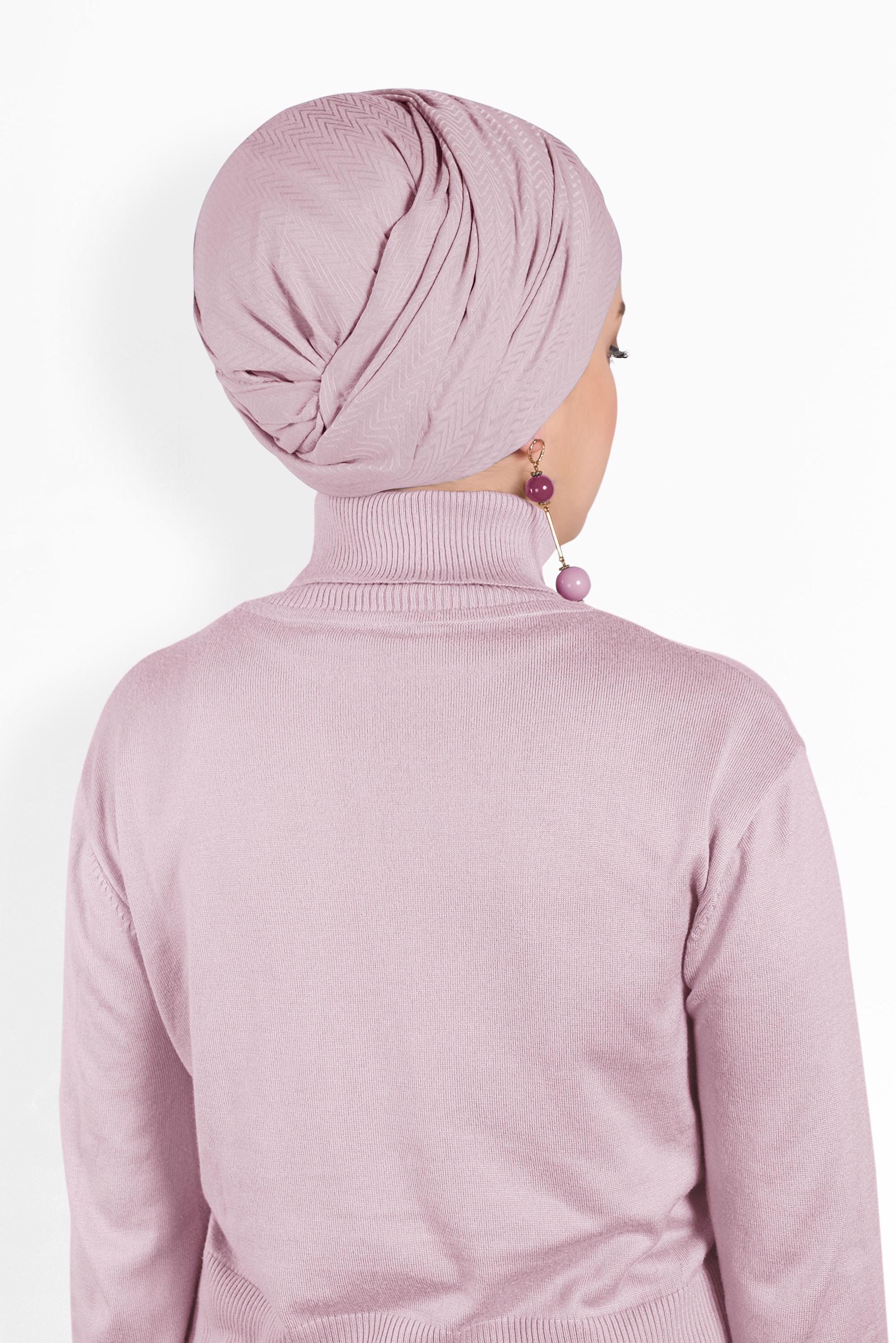 Tesettür giyim PUDRA ALVİNA BALIKSIRTI KOTON ŞAL 9946 