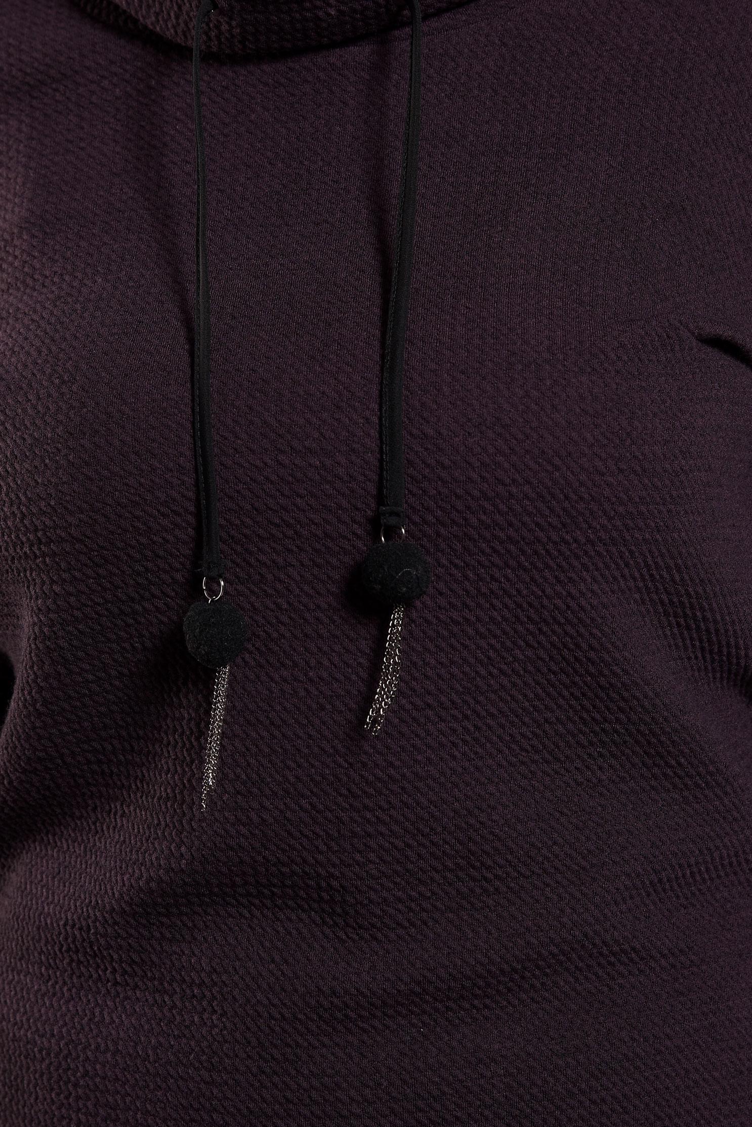 Tesettür giyim MOR GARNİLİ BÜYÜK BEDEN ETEKLİ TAKIM 4613