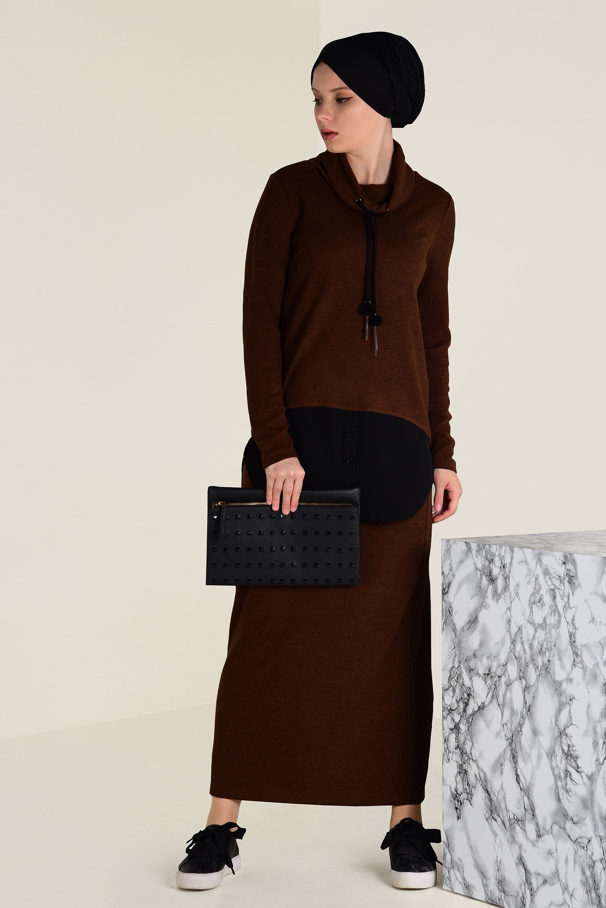 Vêtements hijab CUIVRE / BRONZE COSTUME À JUPE 4613