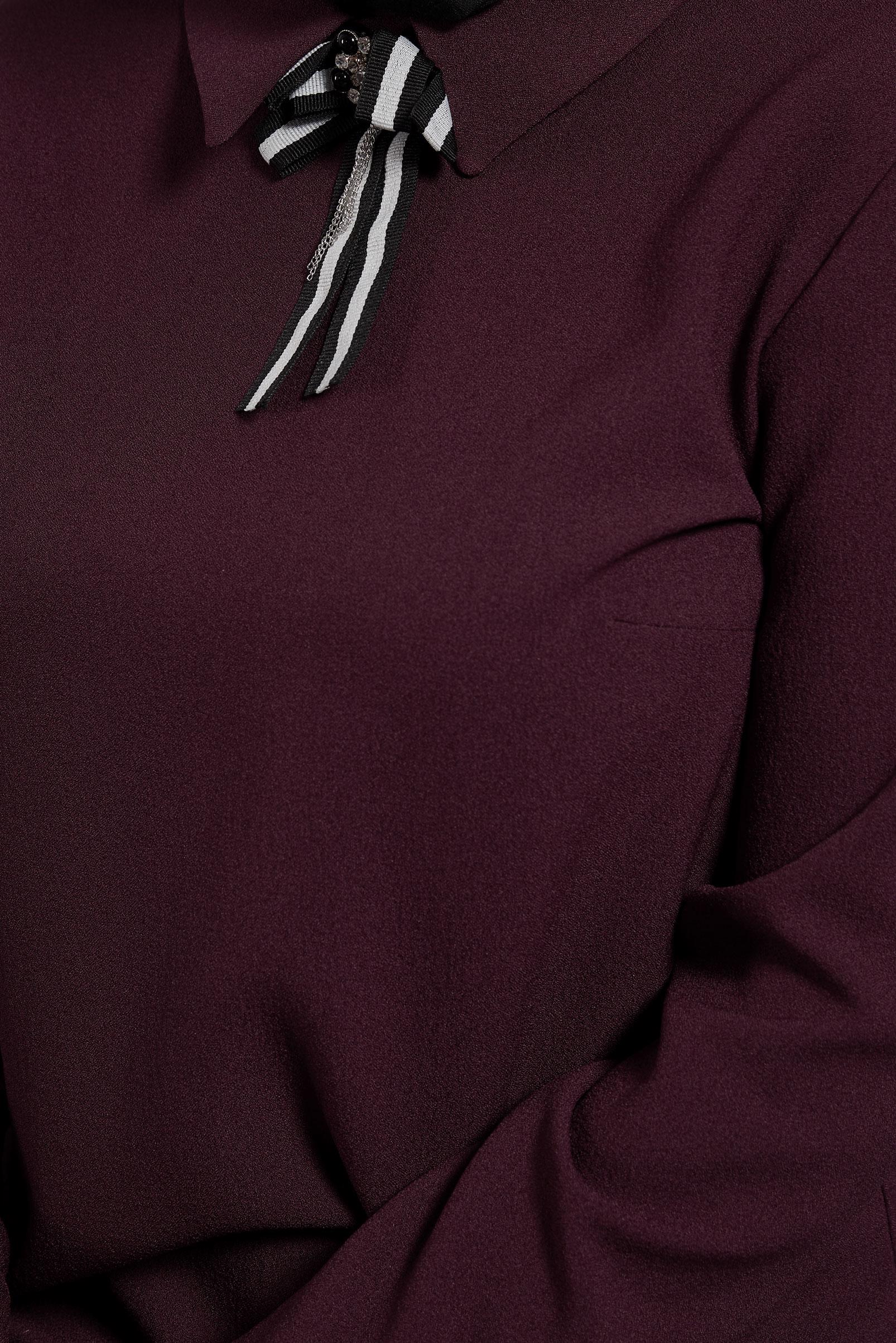 Tesettür giyim BORDO FİYONK DETAYLI PANTOLONLU TAKIM 4560