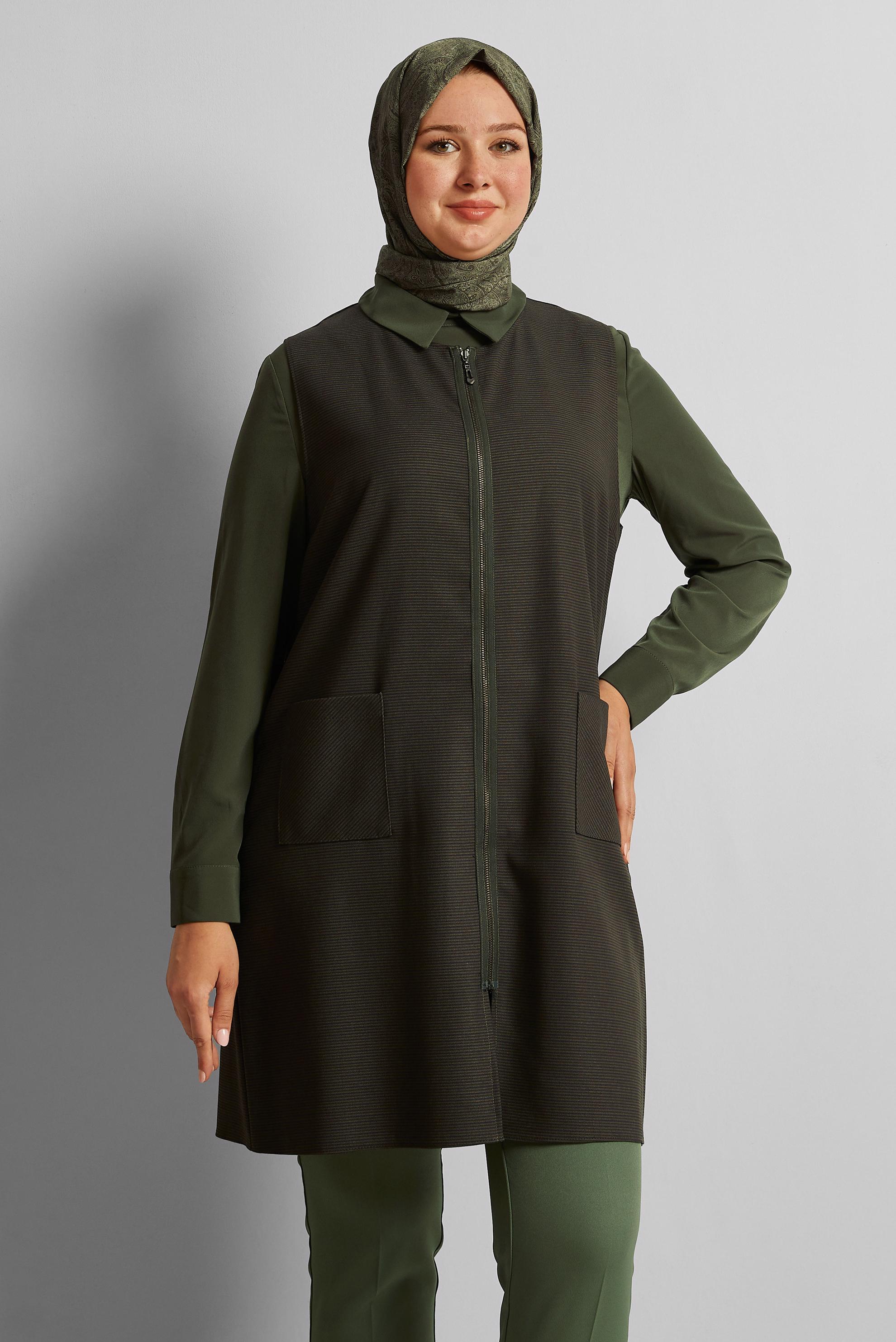 Hijab clothing MINK TUNIC WITH VEST 4687