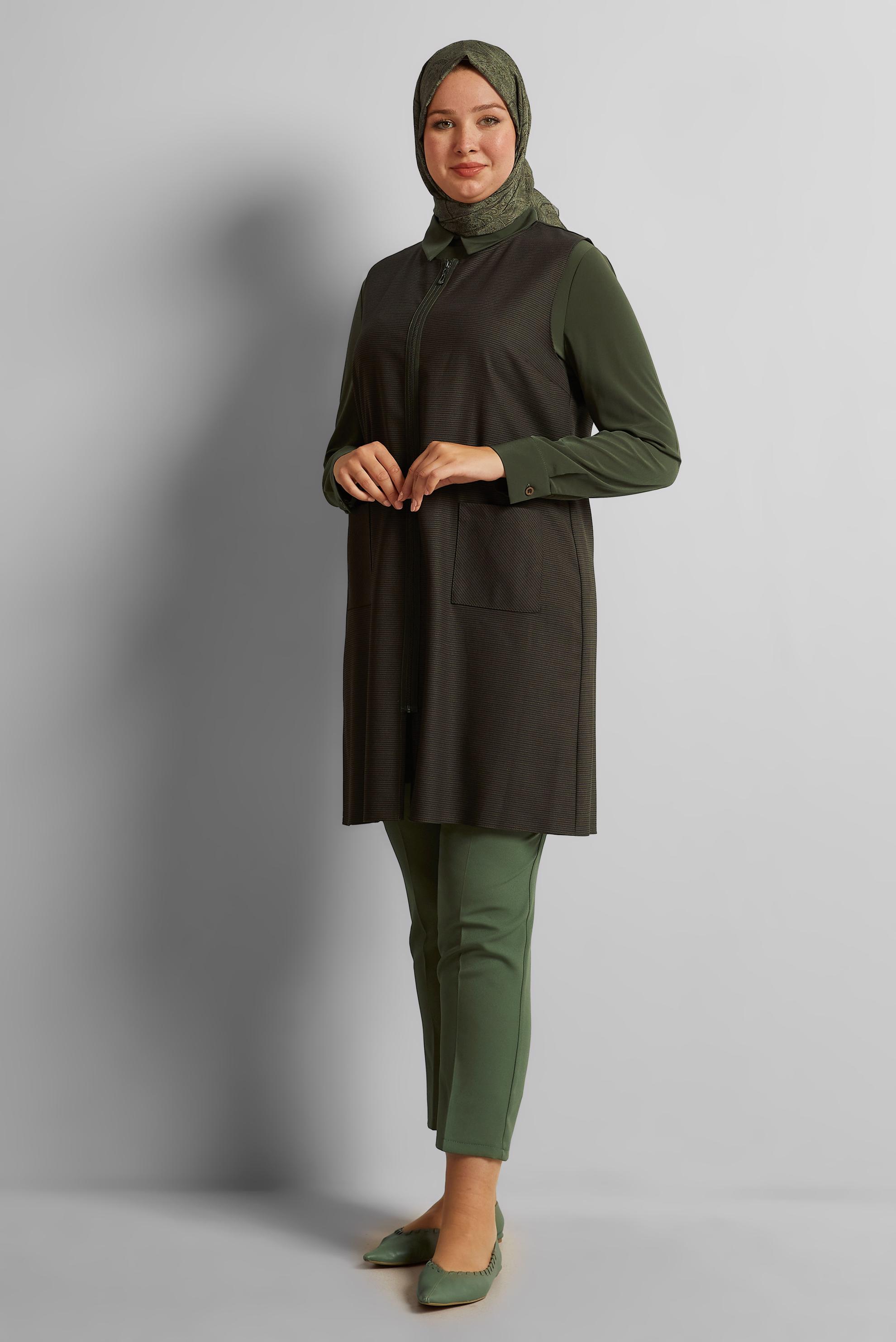 Hijab clothing MINK TUNIC WITH VEST 4687