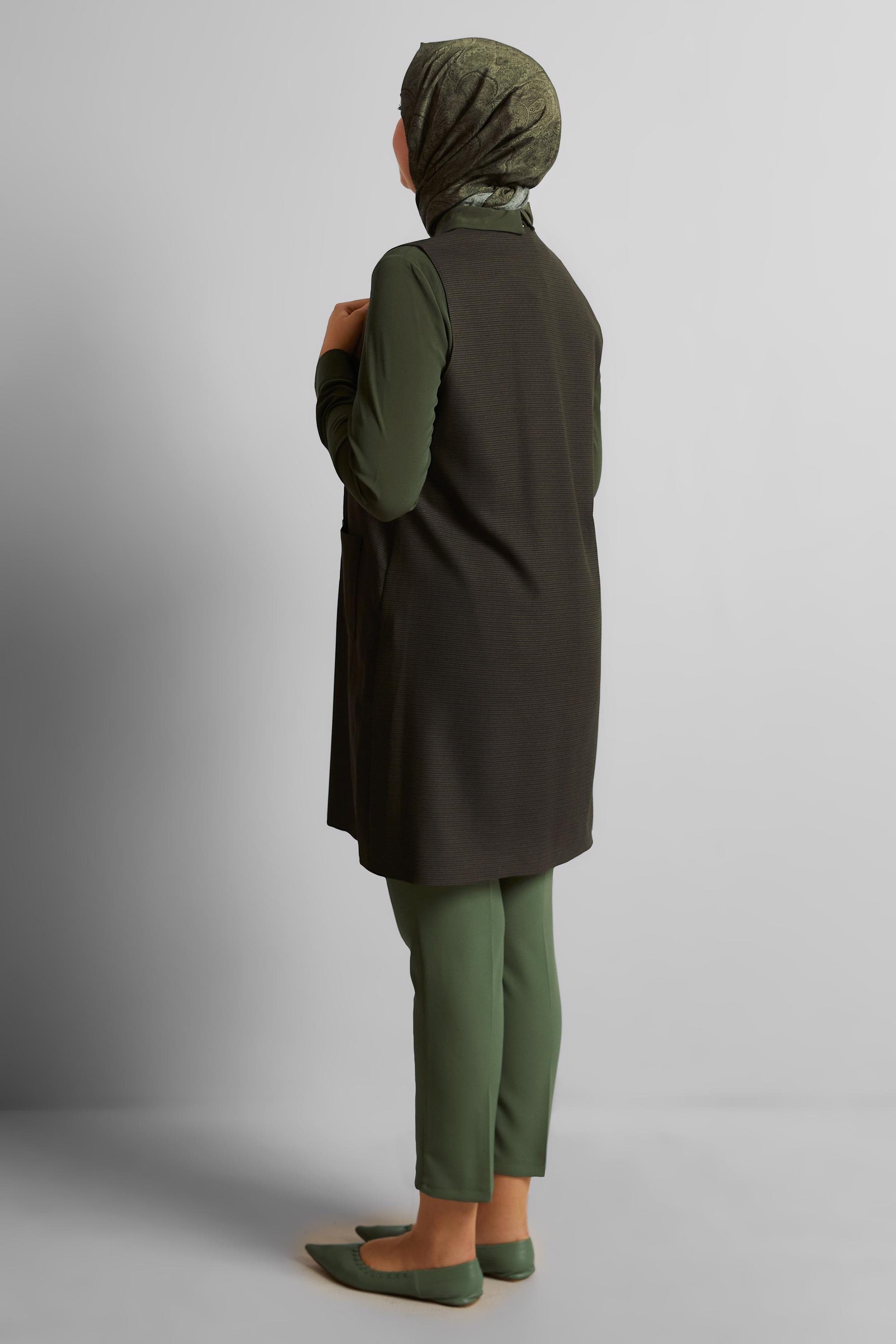 Hijab clothing MINK TUNIC WITH VEST 4687