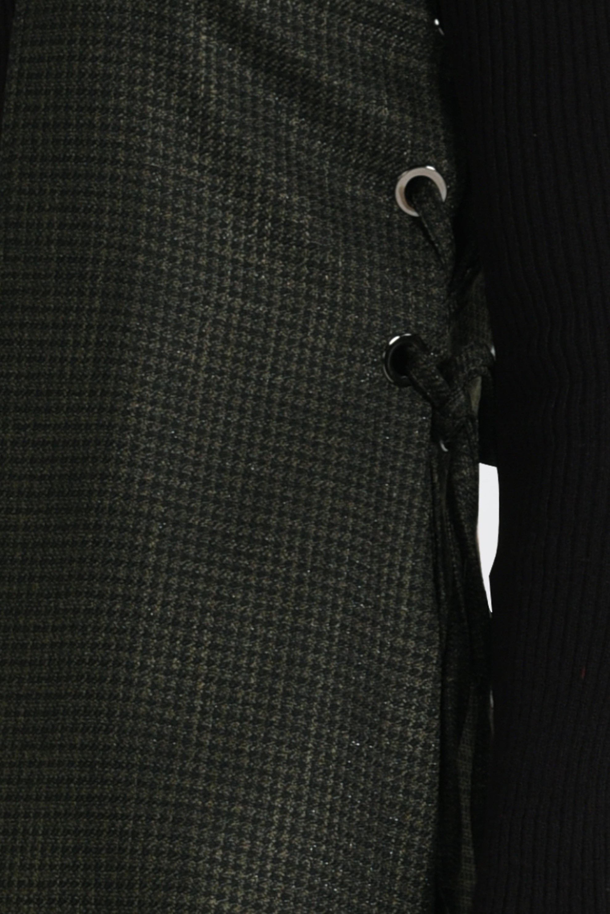 Hijab clothing BLACK GROMMET DETAILED VEST 4809 