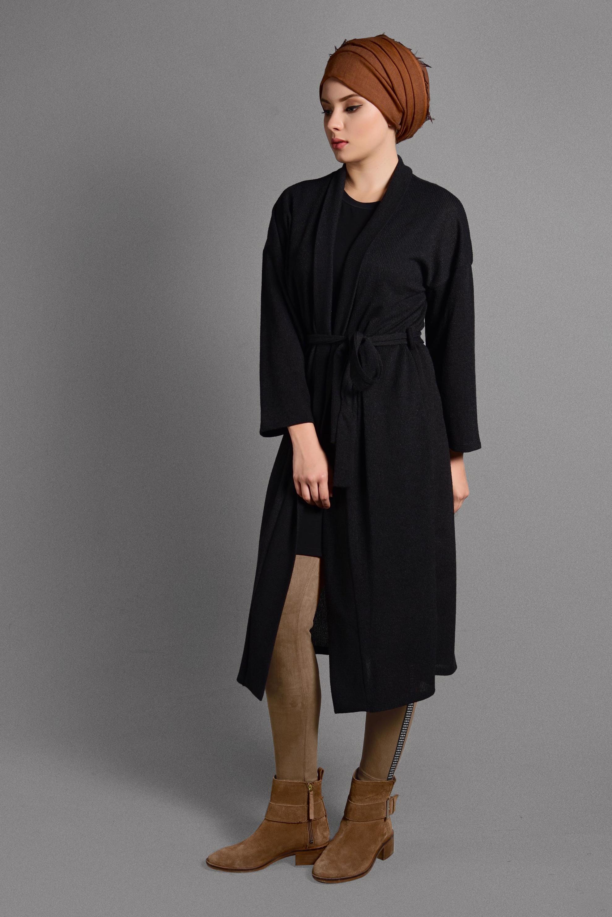 Hijab clothing TABA STRIPPED NUBUCK TROUSSERS 7001 