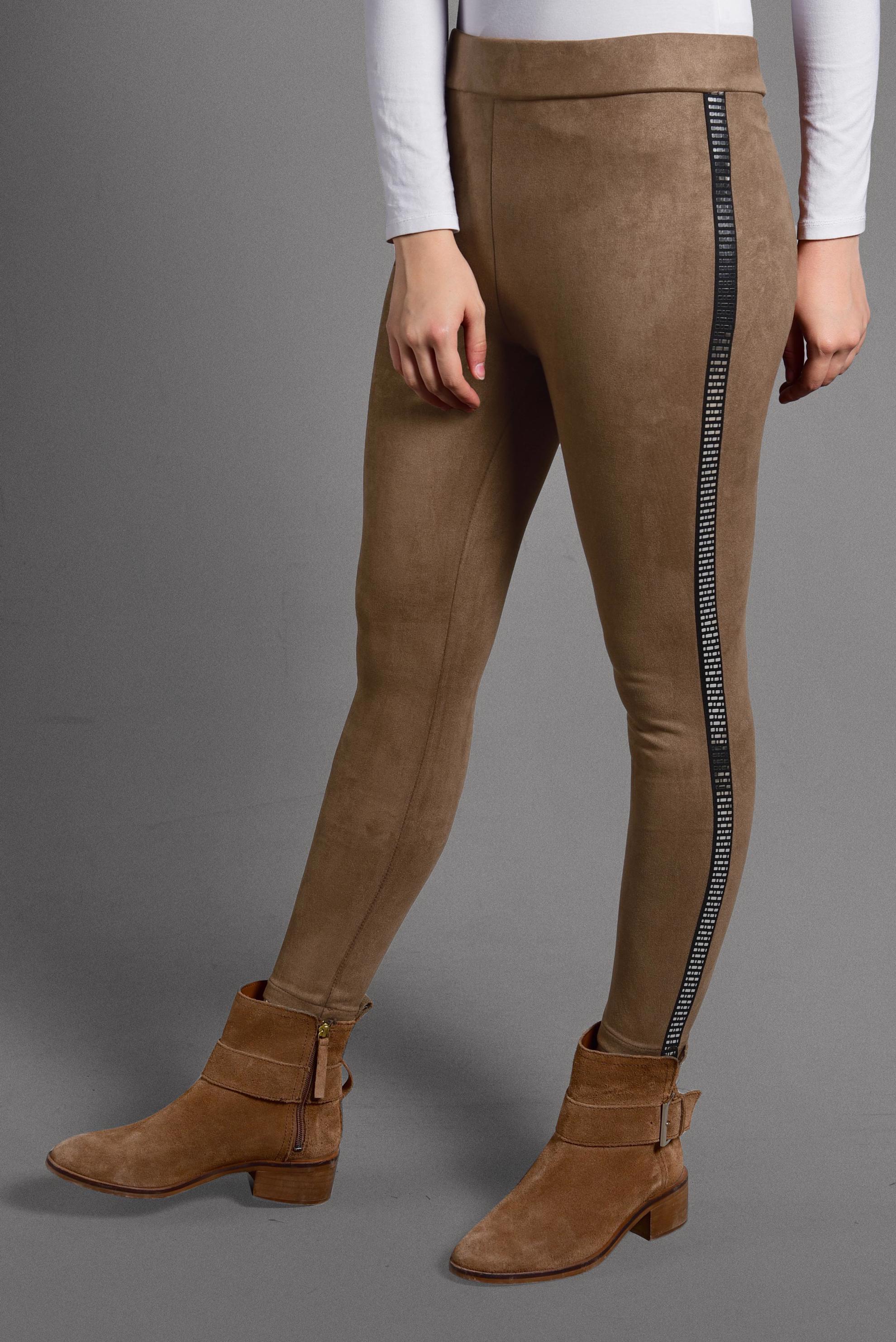 Hijab clothing TABA STRIPPED NUBUCK TROUSSERS 7001 