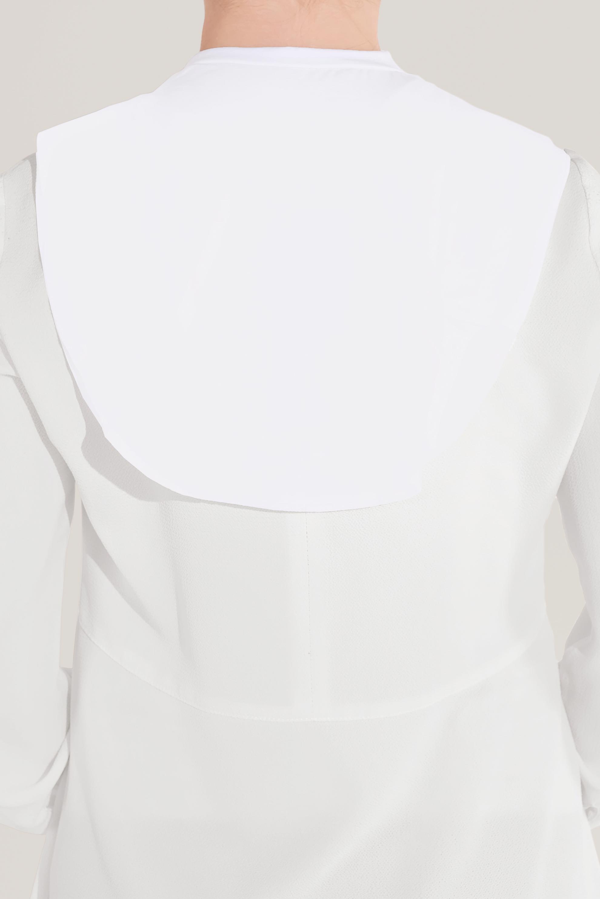 Tesettür giyim BEYAZ BOYUNLUK BODY 31046-1 