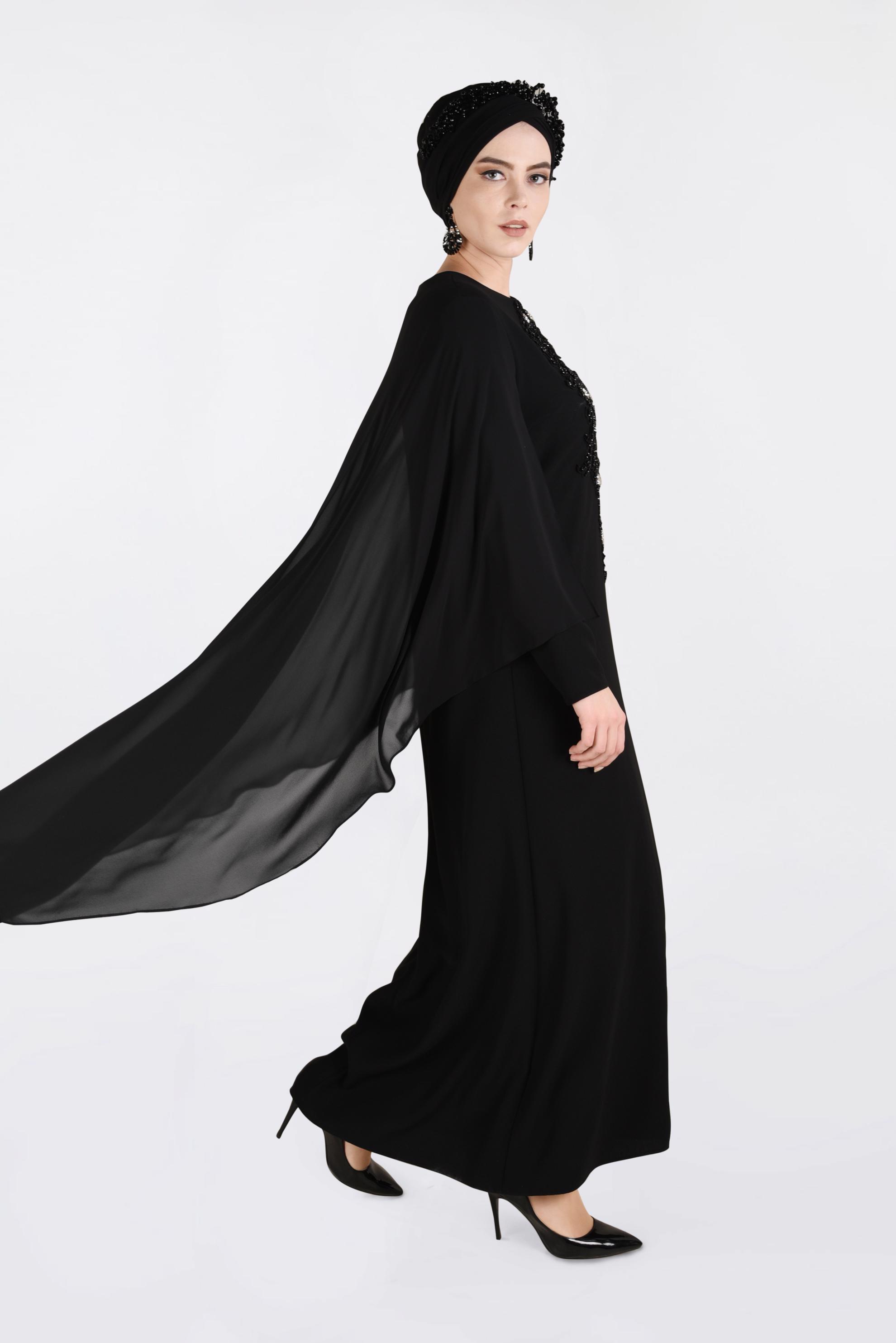 Vêtements hijab NOIR Robe 5524