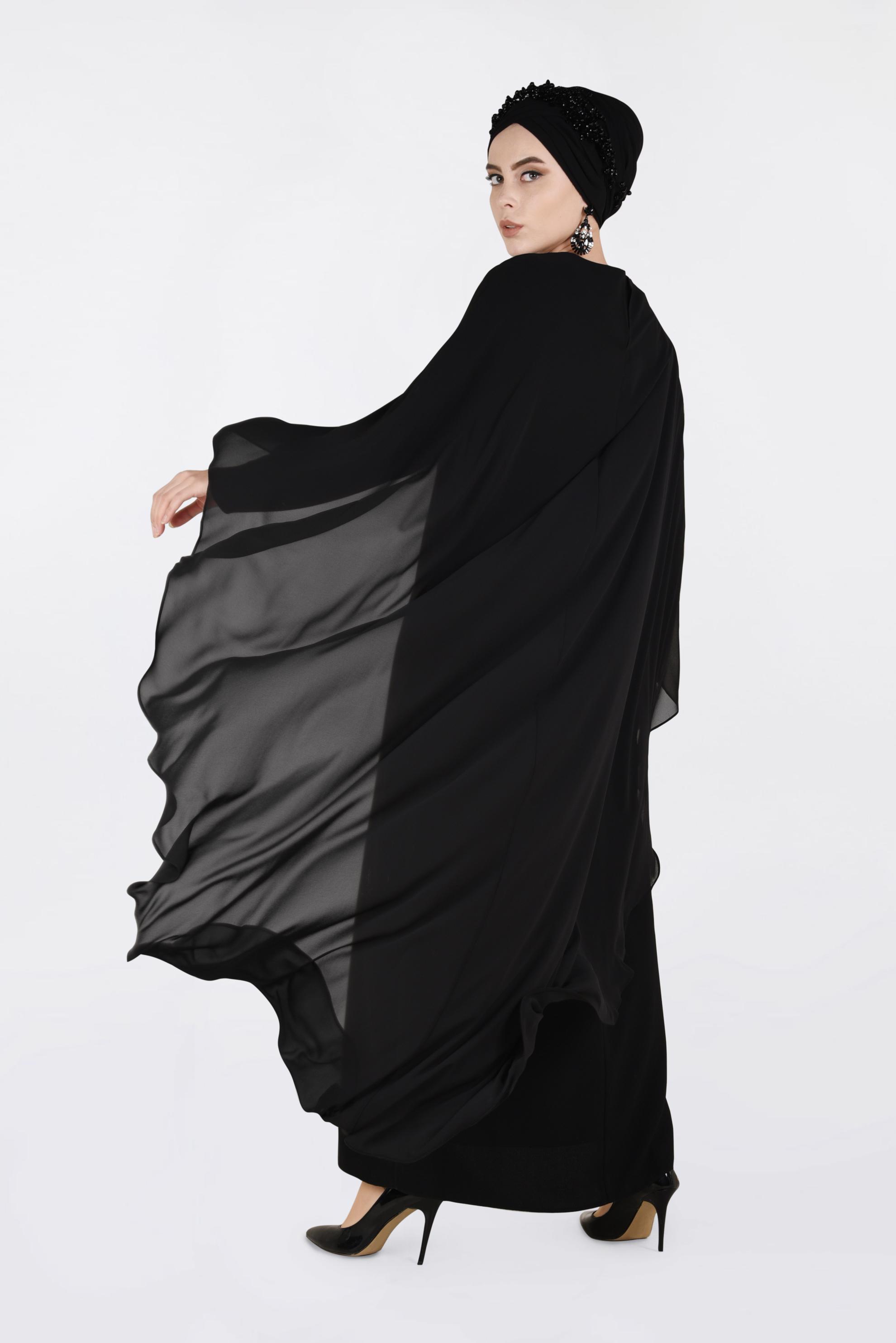 Vêtements hijab NOIR Robe 5524