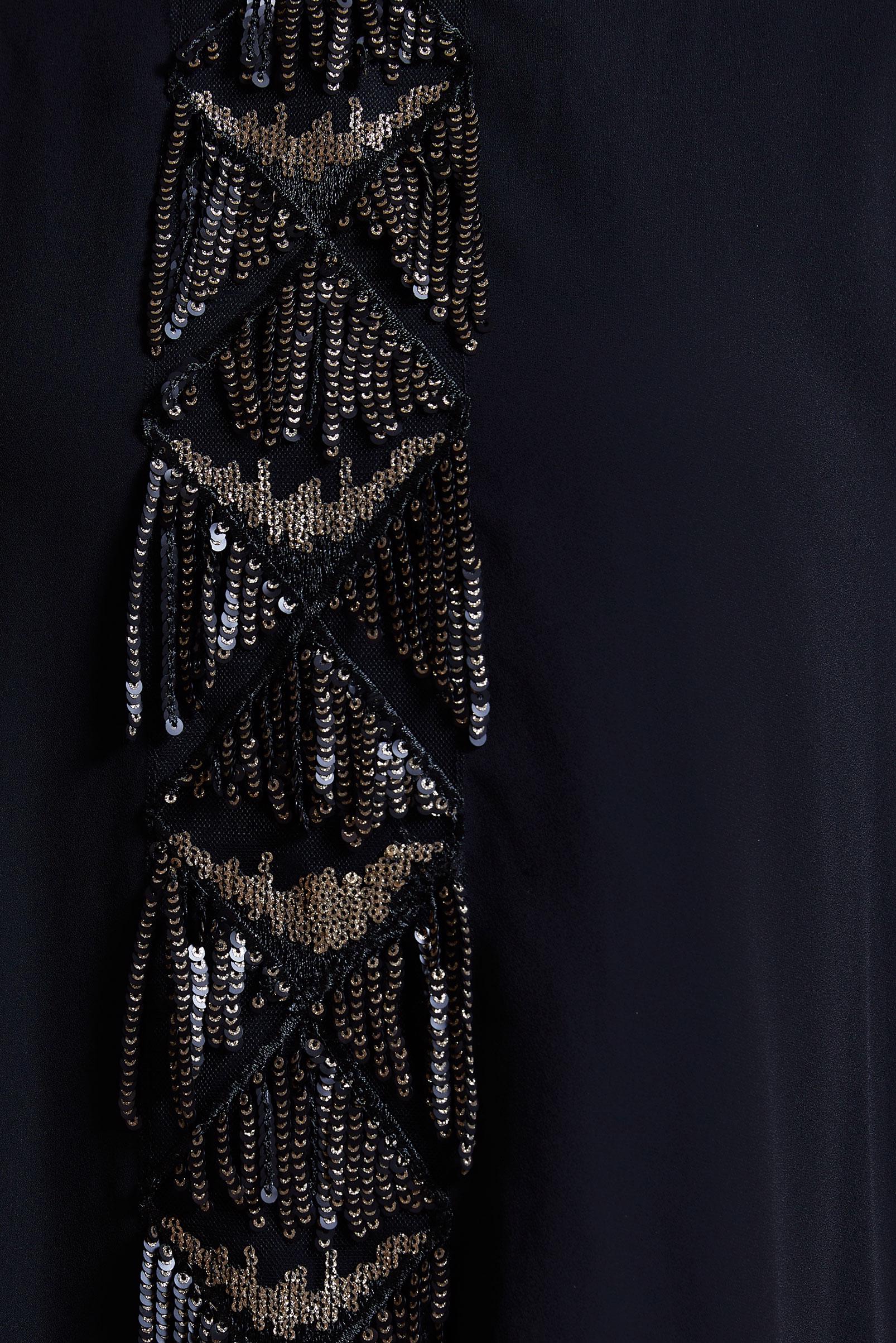 Tesettür giyim SİYAH BÜYÜK BEDEN PÜSKÜLLÜ ABİYE ELBİSE 5602