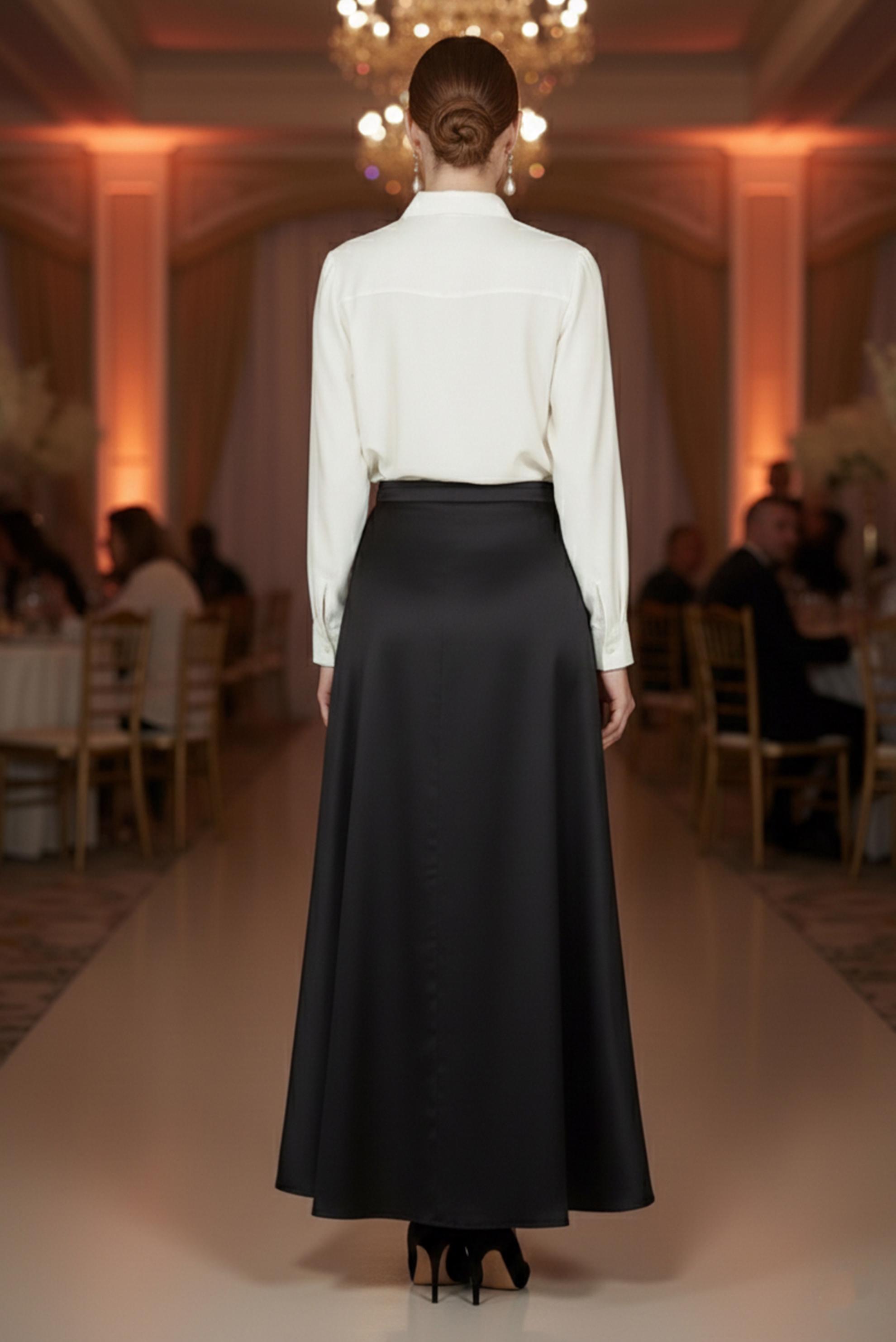 Vêtements hijab BLANC CHEMISIER DÉTAILLÉ DE GEMME 2867