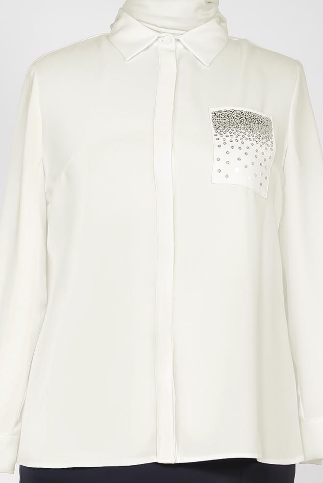 Vêtements hijab BLANC Chemisier 2867 - ALVİNA