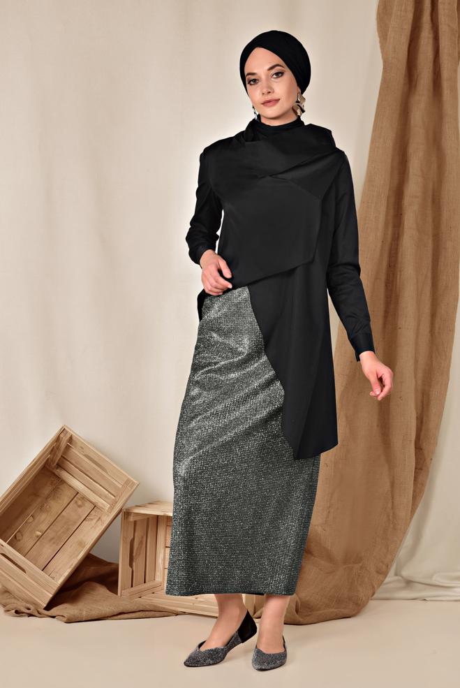 Tesettür giyim  Işıltılı Görünüm - ALVİNA