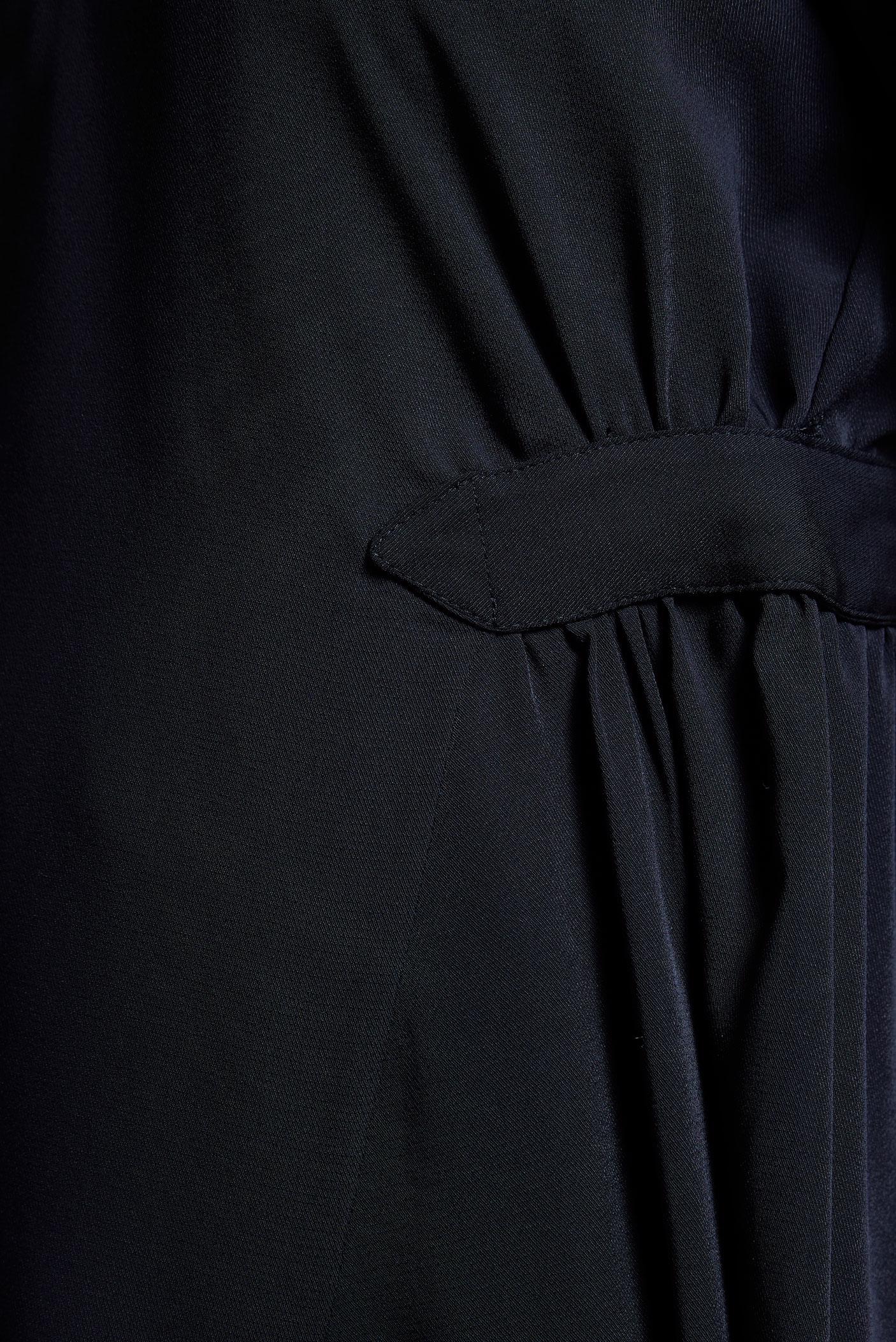 Hijab clothing BLACK ASYMMETRIC CUT BLOUSE 4866