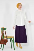 PİLİSE DETAYLI GENİŞ KOL BLUZ 4888