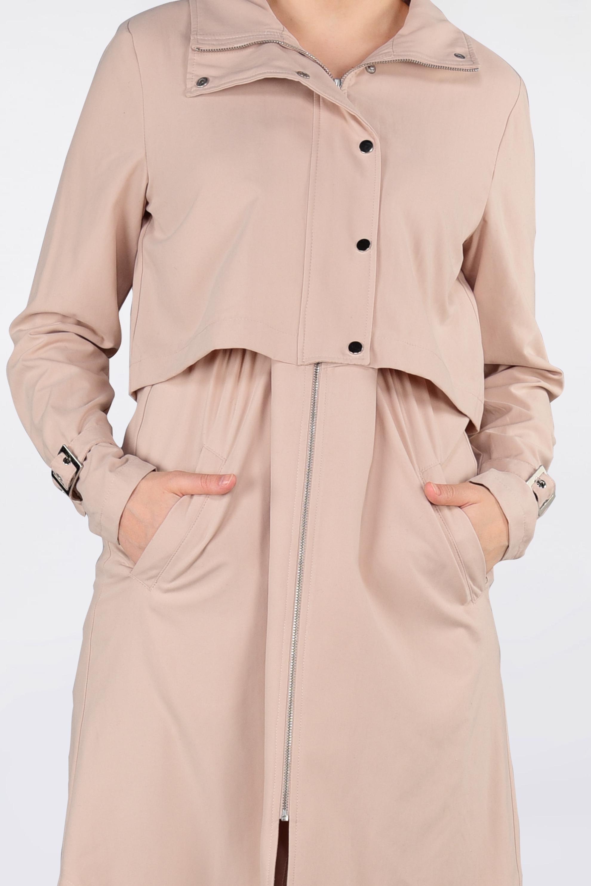 Tesettür giyim PUDRA FERMUARLI SPOR GİY ÇIK 4251