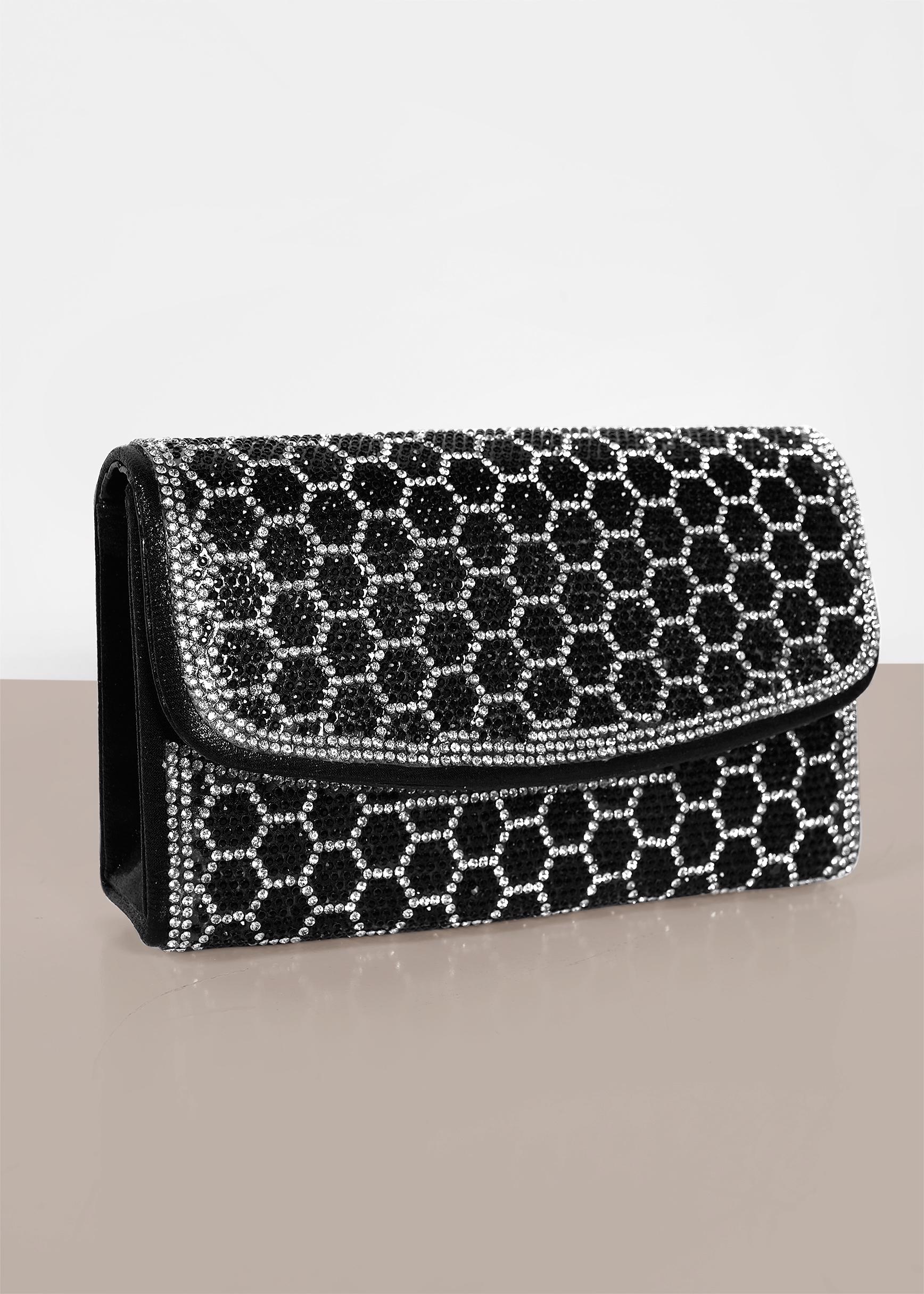 Tesettür giyim SİYAH 422 ALVİNA ABİYE ÇANTA