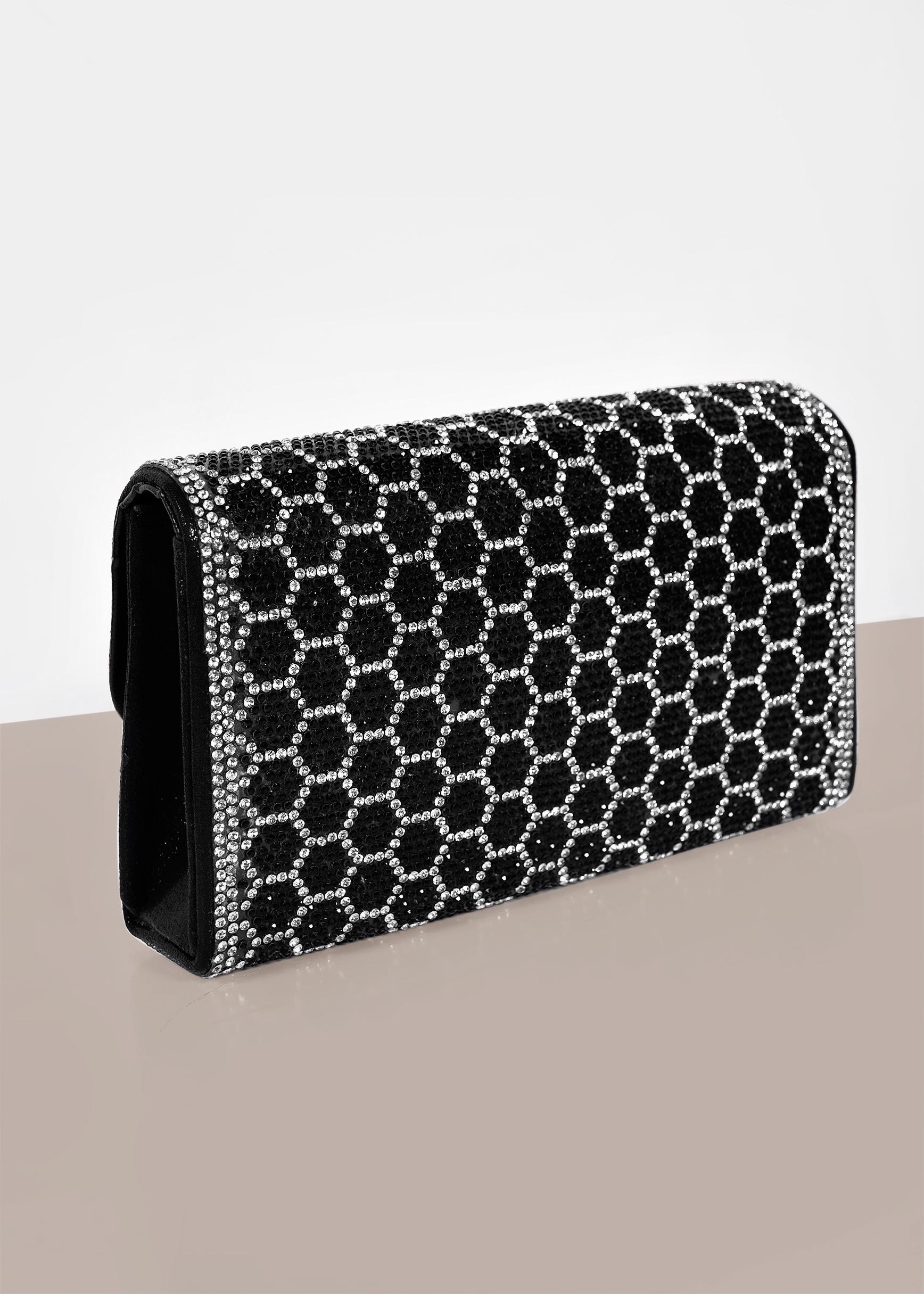 Tesettür giyim SİYAH 422 ALVİNA ABİYE ÇANTA