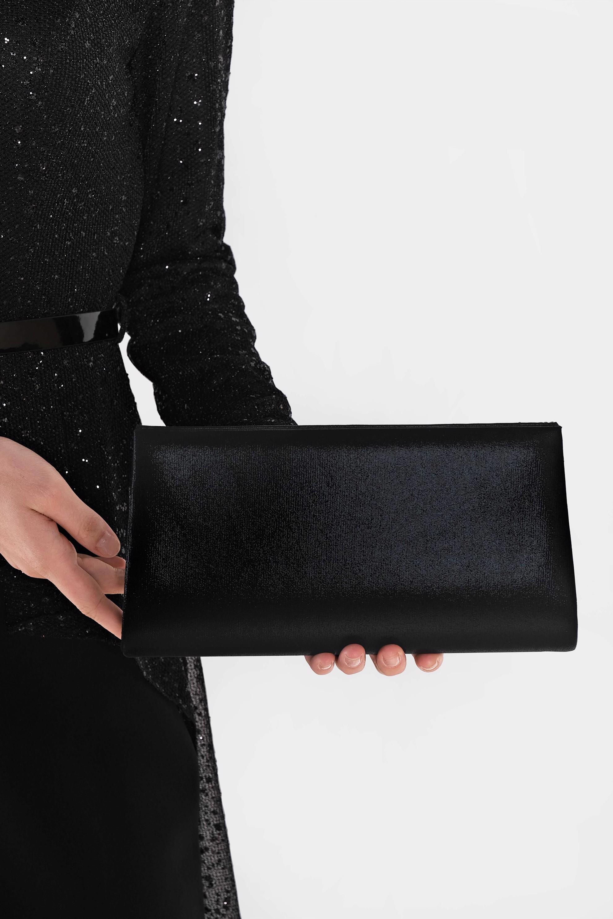 Tesettür giyim SİYAH ALVİNA TAŞ DETAYLI ABİYE ÇANTA 457 