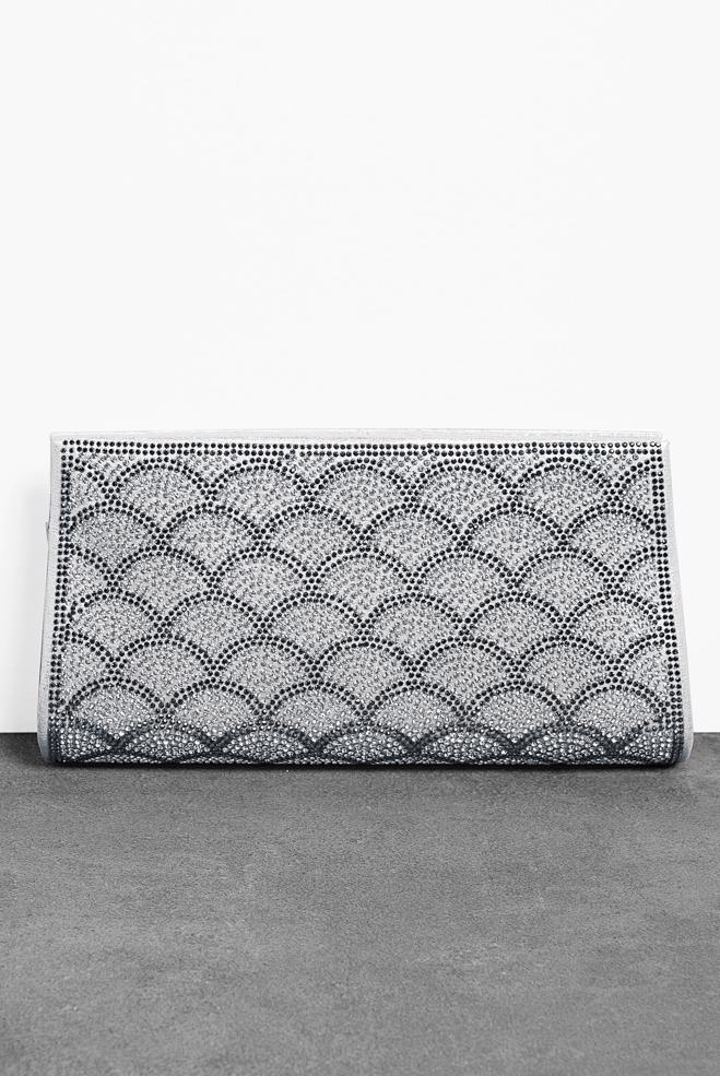 Tesettür giyim  ALVİNA TAŞ DETAYLI ABİYE ÇANTA 457  - ALVİNA