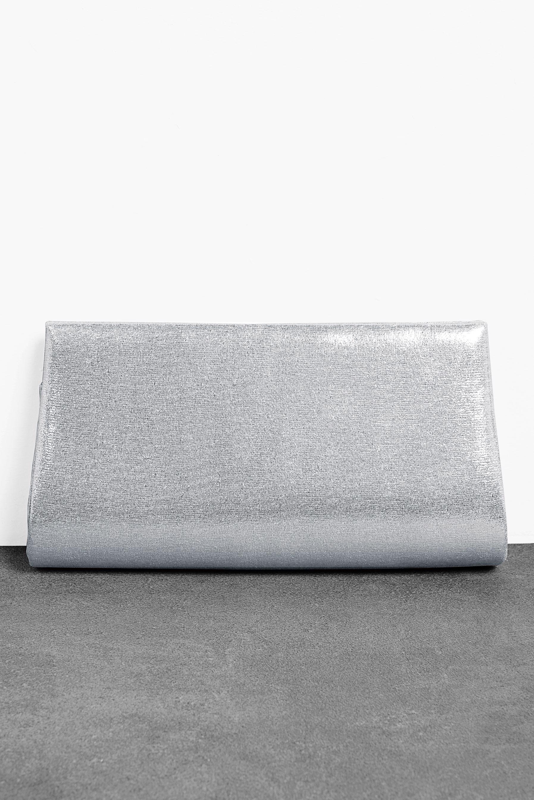 Tesettür giyim GÜMÜŞ ALVİNA TAŞ DETAYLI ABİYE ÇANTA 457 