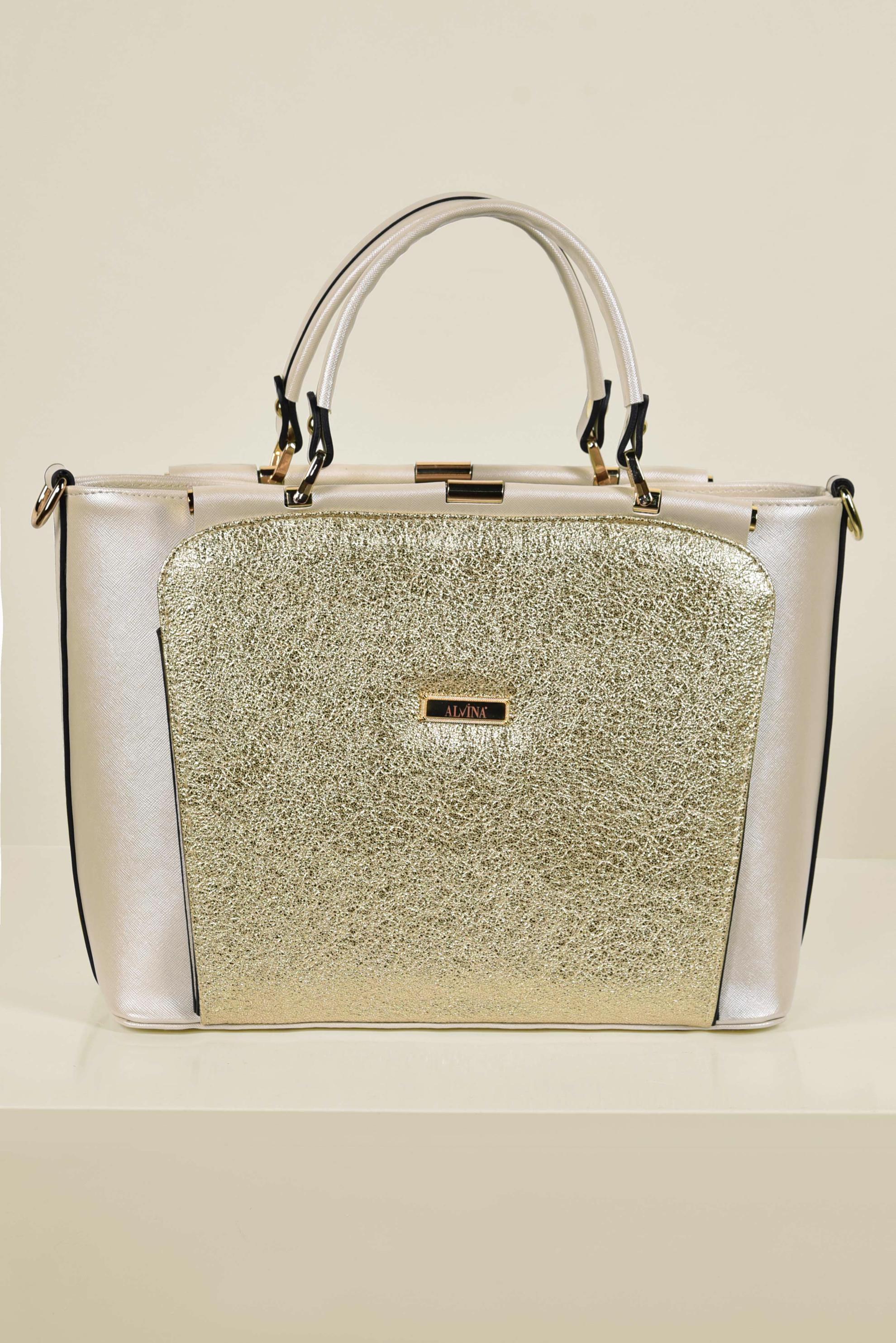 Tesettür giyim BEYAZ 1225 ALVİNA ÇANTA