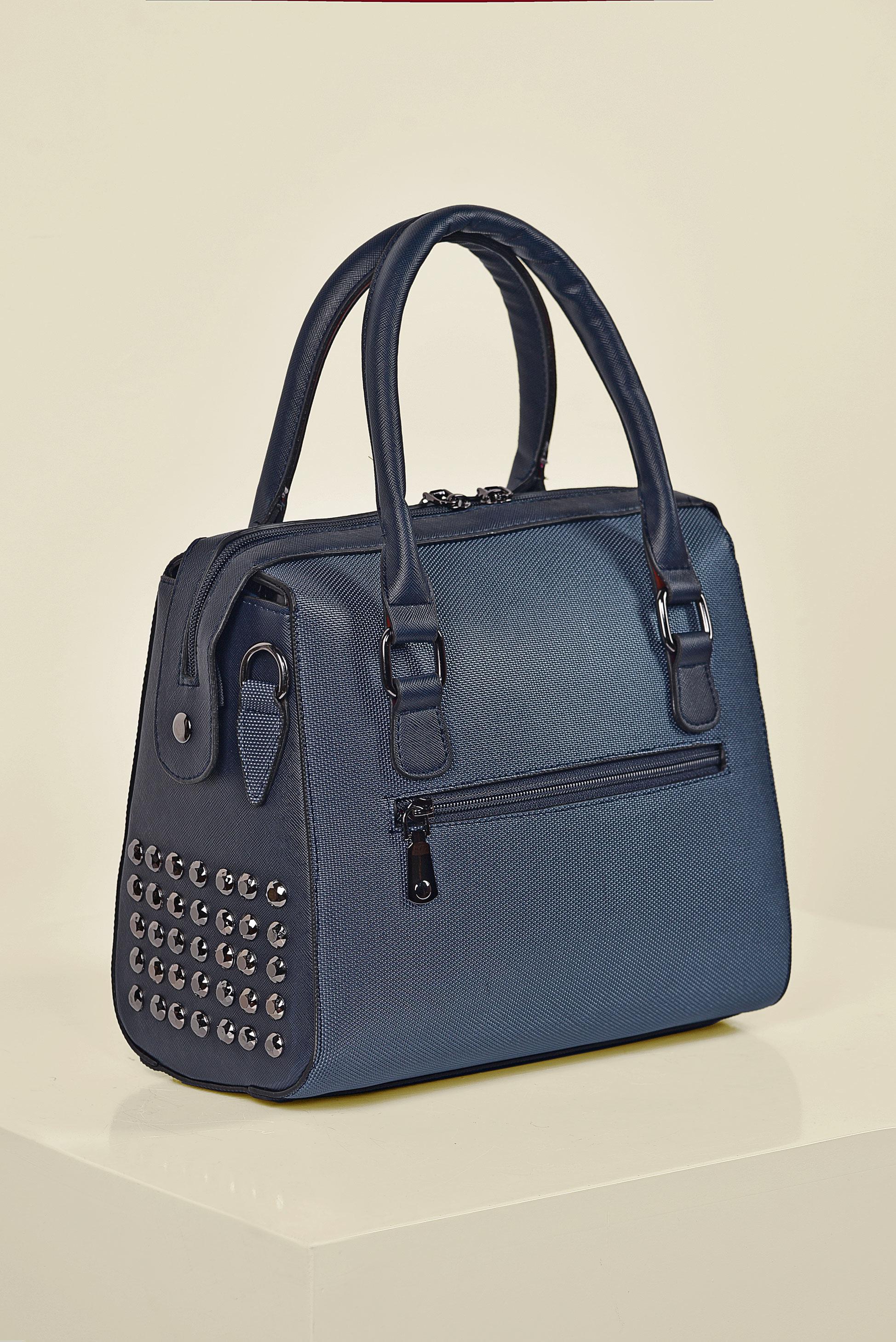 Tesettür giyim LACİVERT 1474 ALVİNA ÇANTA