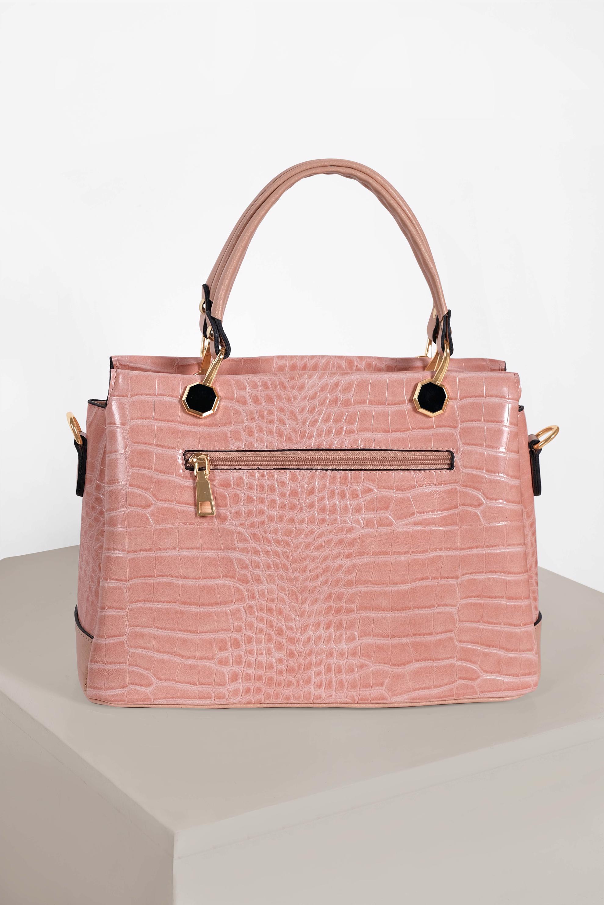 Tesettür giyim PUDRA 1546 ALVİNA ÇANTA