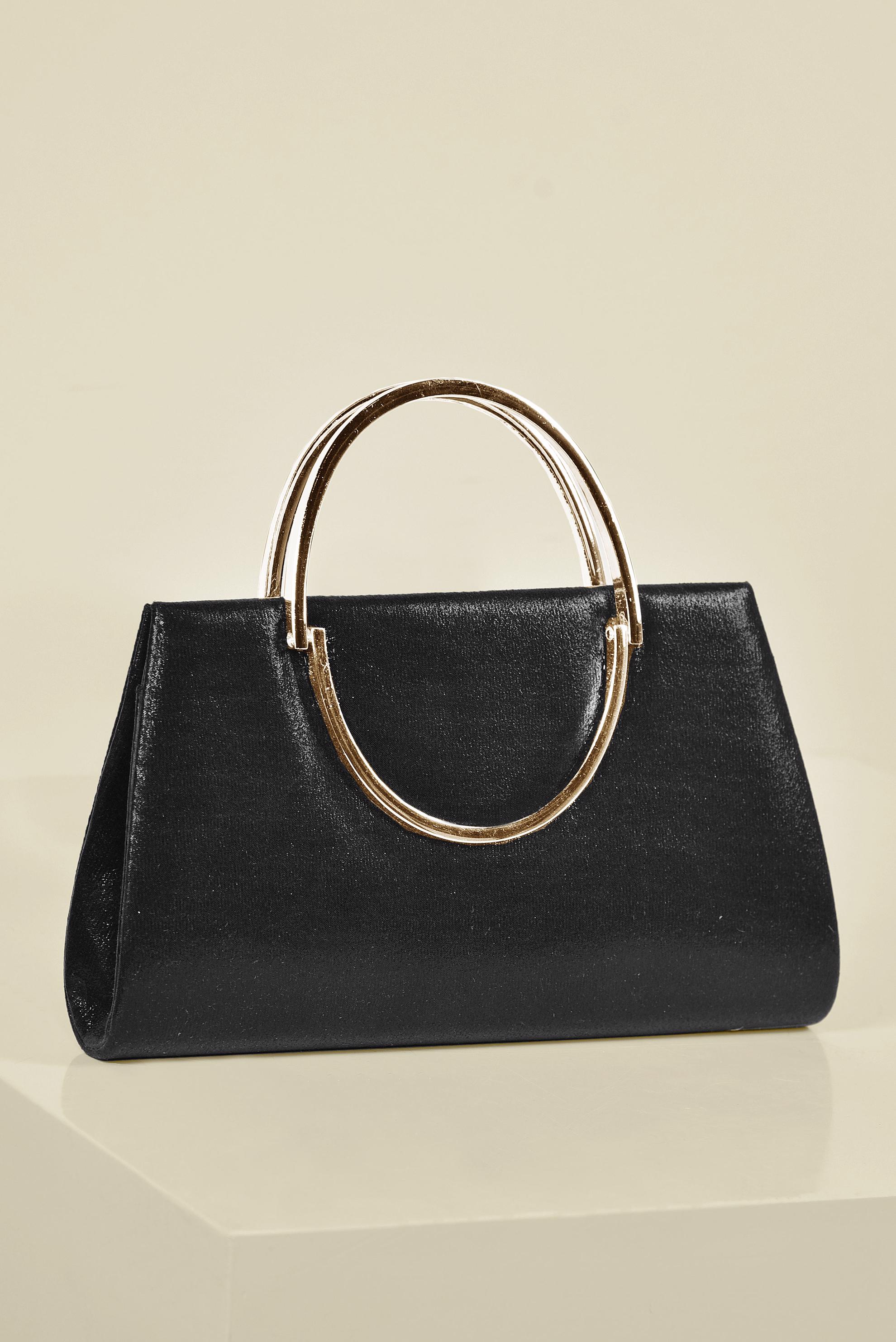 Tesettür giyim SİYAH 1734 ALVİNA ABİYE ÇANTA