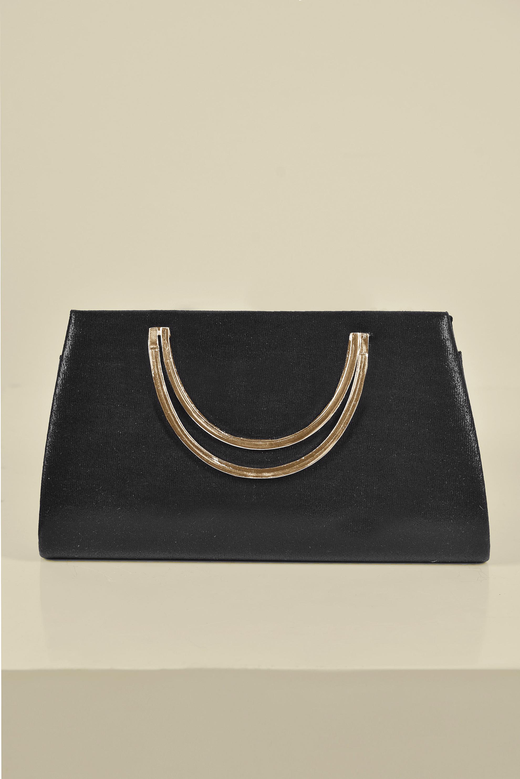 Tesettür giyim SİYAH 1734 ALVİNA ABİYE ÇANTA