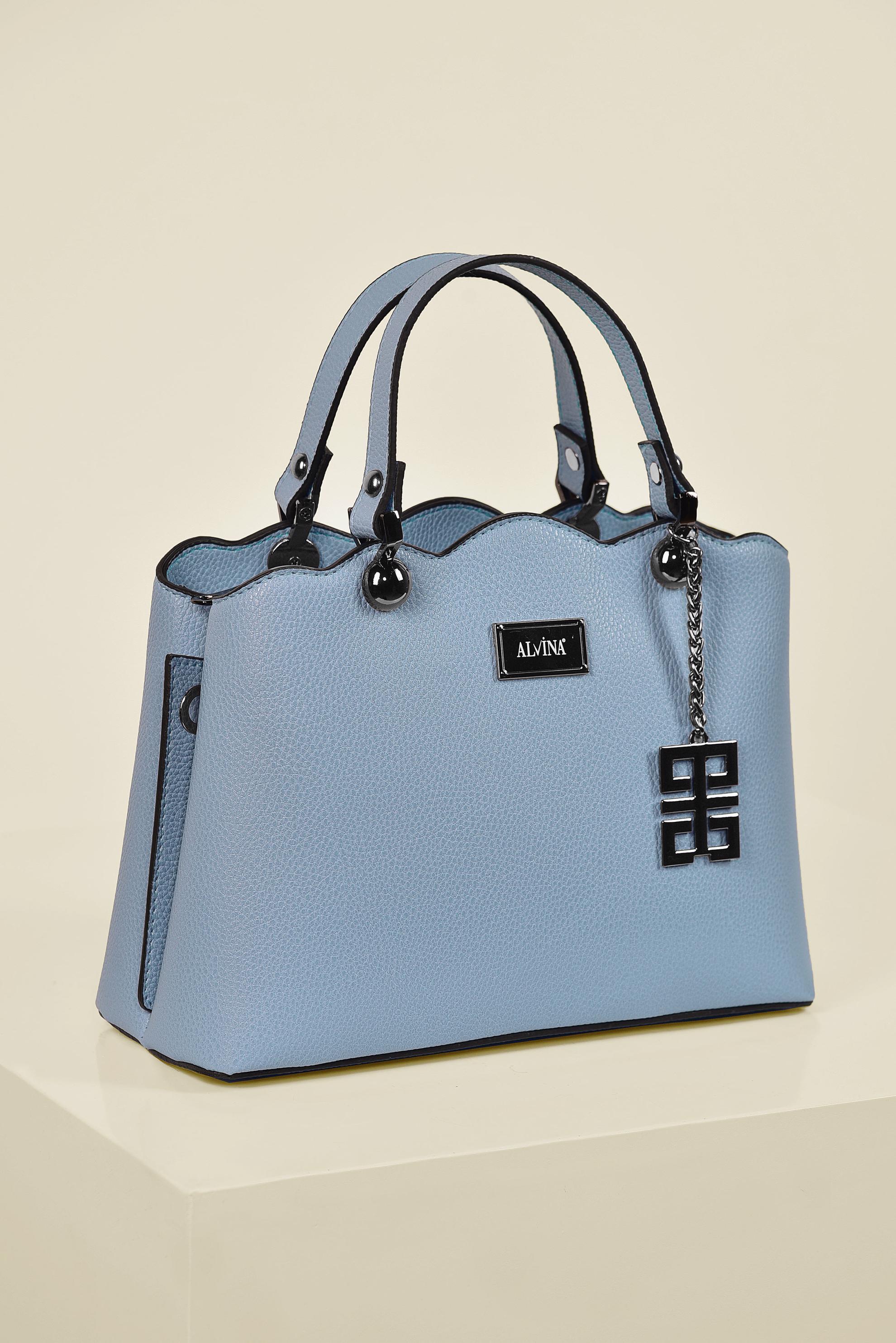 Tesettür giyim MAVİ 6032 ALVİNA ÇANTA