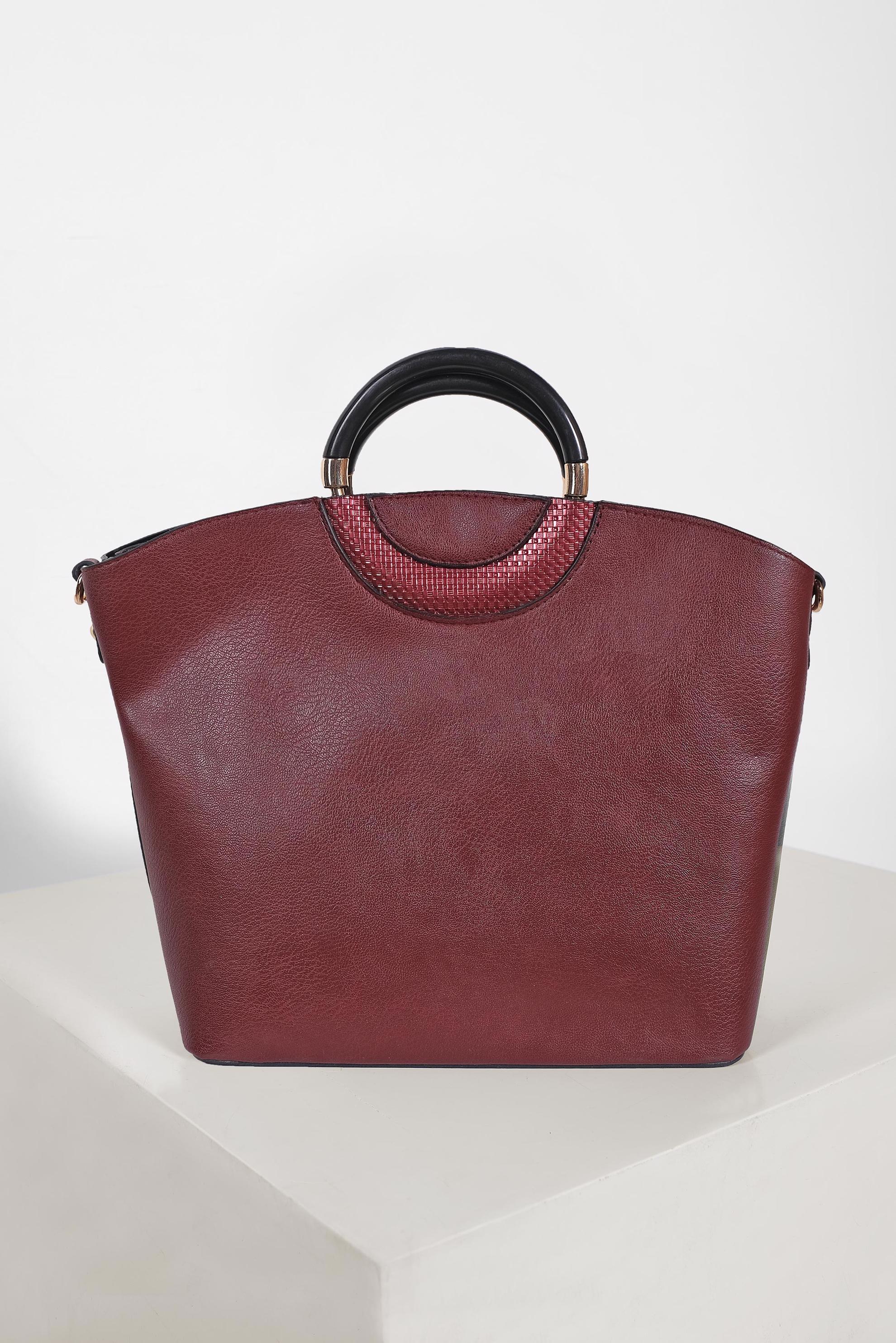 Tesettür giyim BORDO ALVİNA ÇANTA 7010 