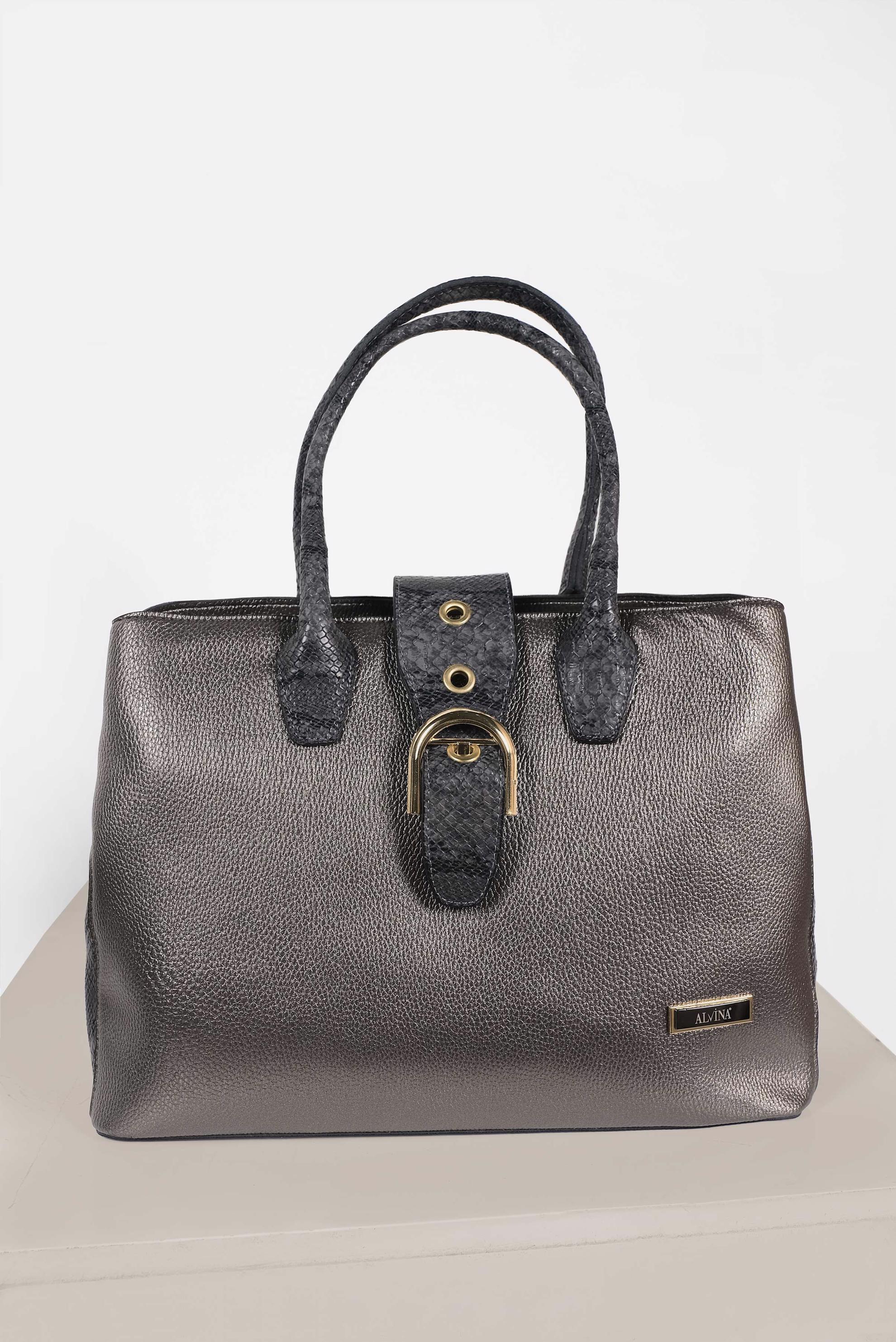 Tesettür giyim BEJ KEMER DETAYLI ÇANTA 7072 