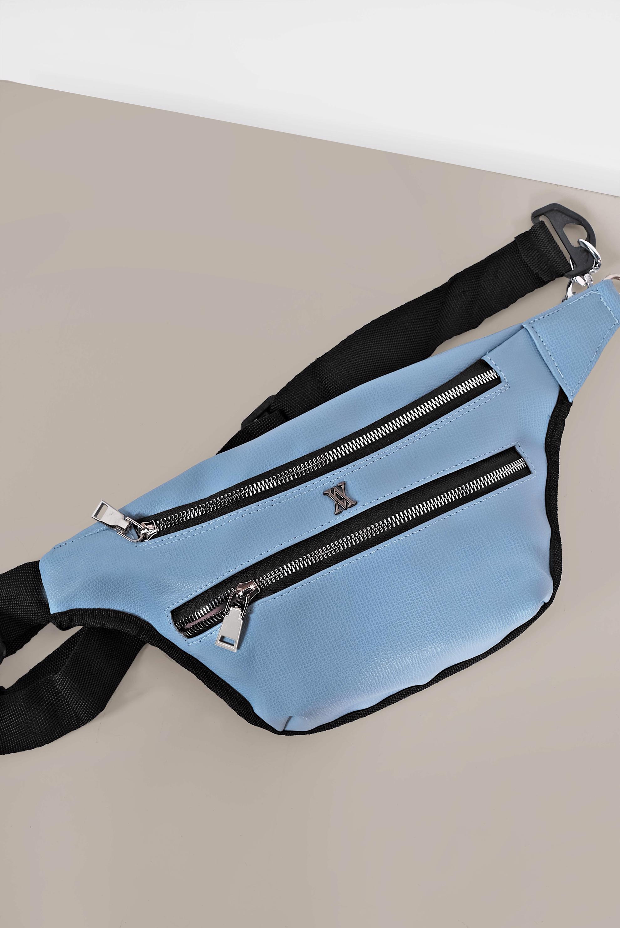 Tesettür giyim MAVİ 9005 ALVİNA BEL ÇANTA