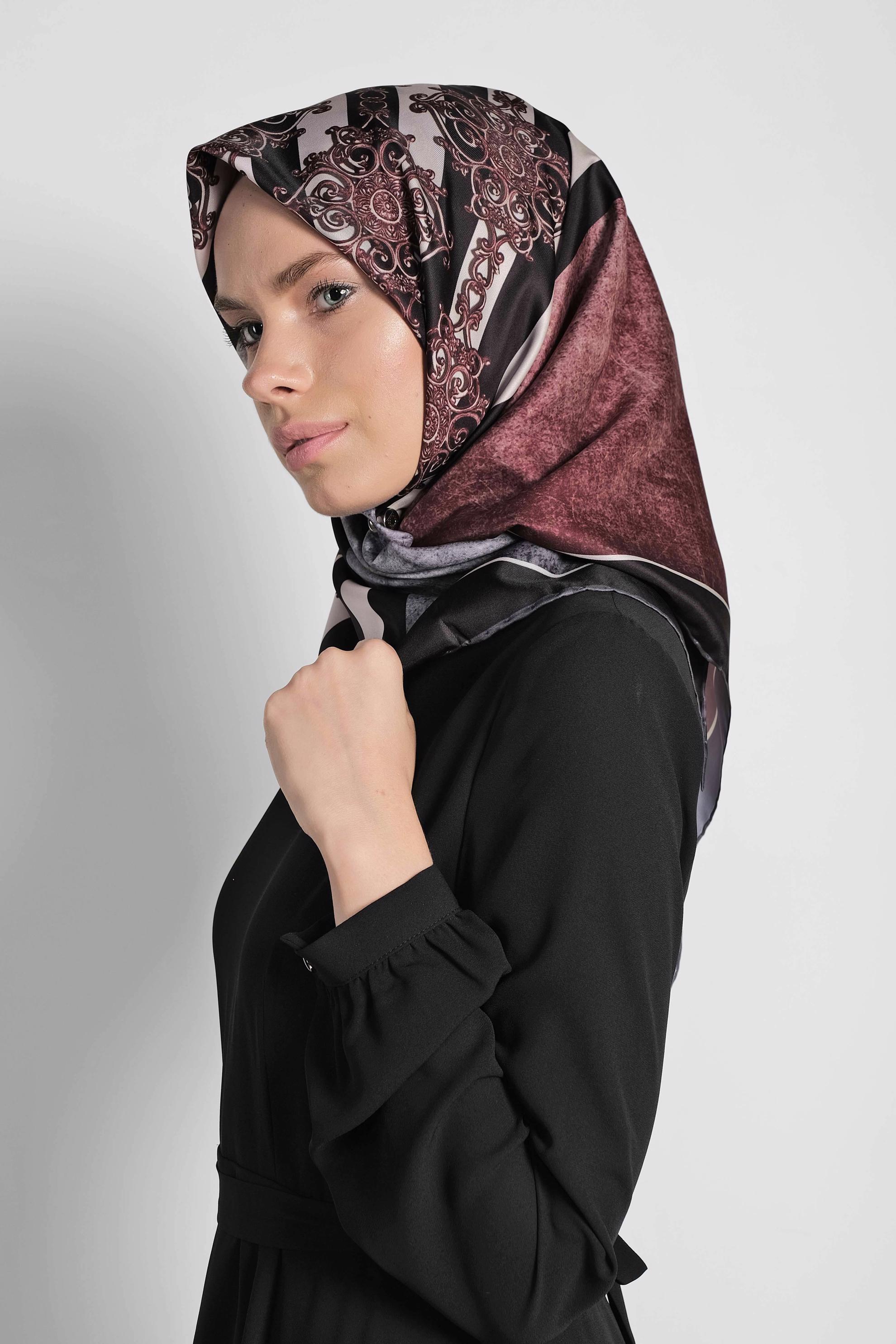 Tesettür giyim SİYAH KATKAT VOLANLI BELİ BAĞCIKLI ELBİSE 4926