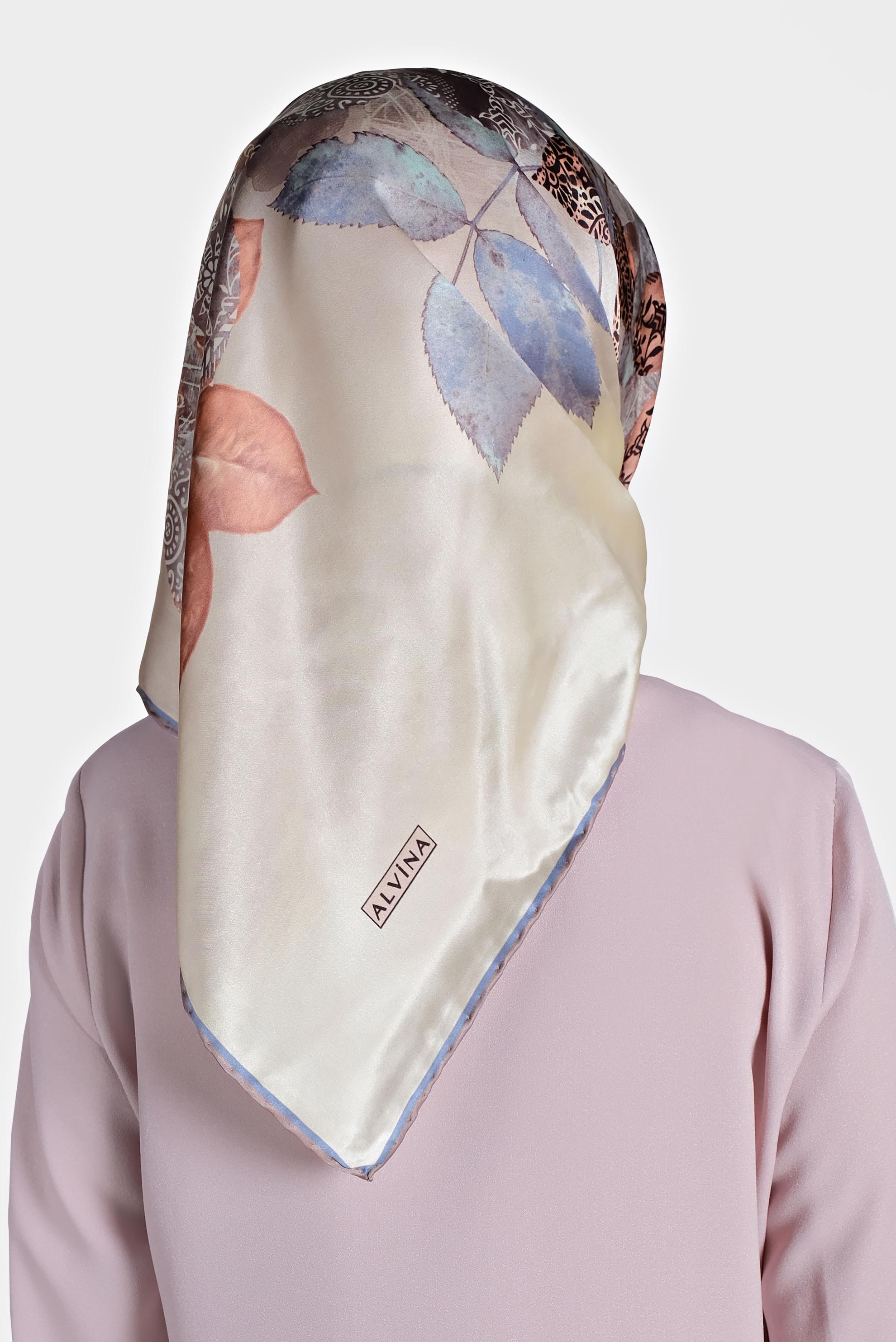 Hijab clothing POWDER 18403-1 ALVİNA İPEK EŞARP