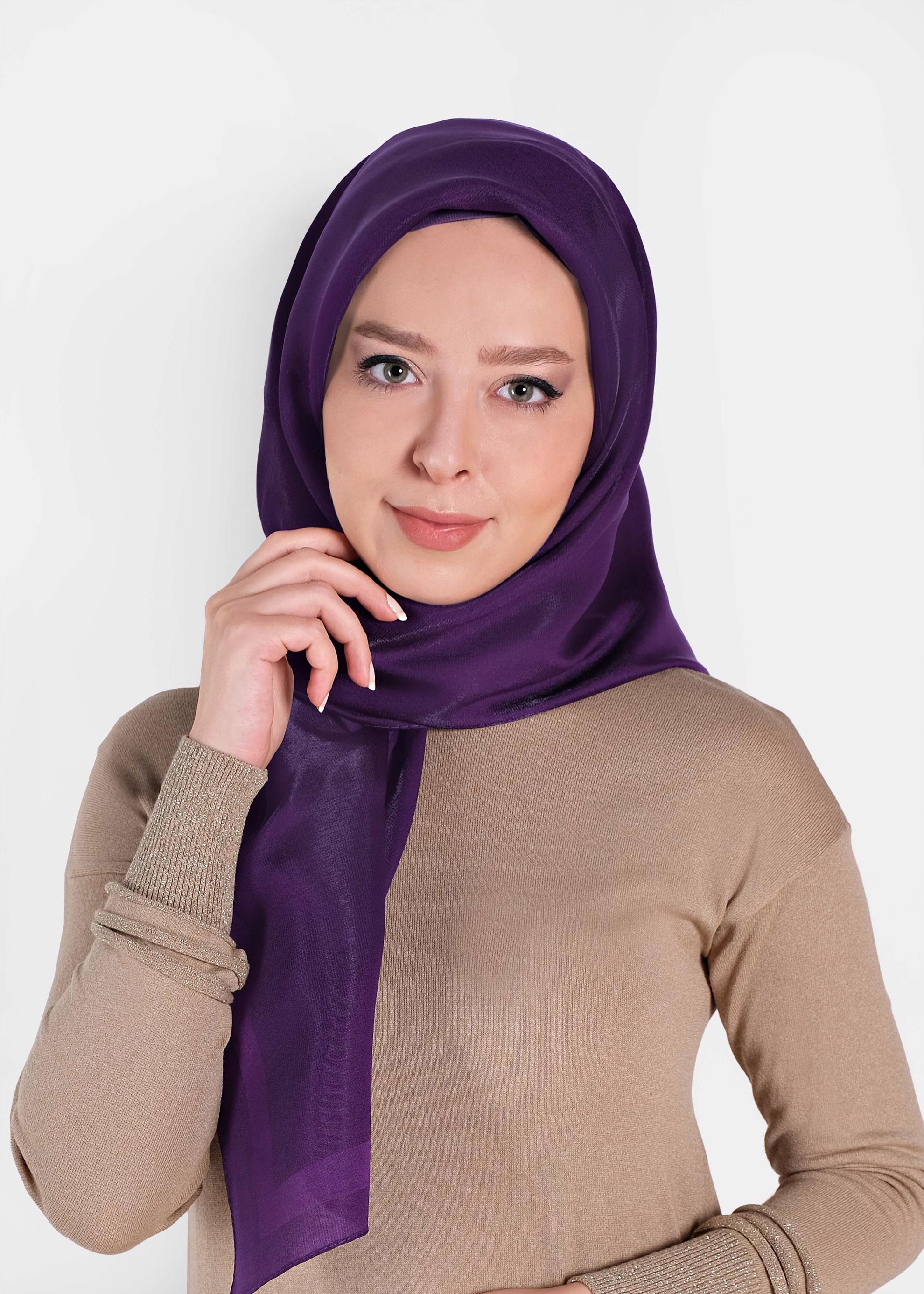 Tesettür giyim SİYAH ALVİNA DÜZ EŞARP 9976