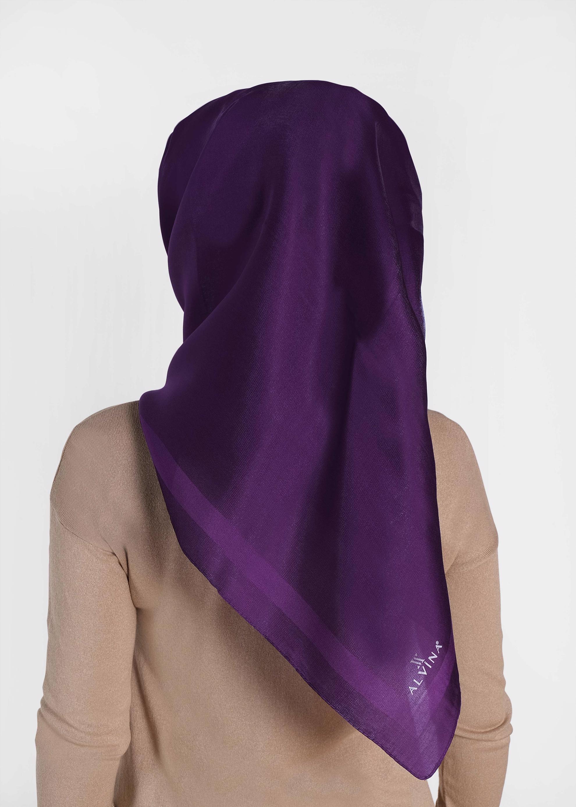 Tesettür giyim SİYAH ALVİNA DÜZ EŞARP 9976