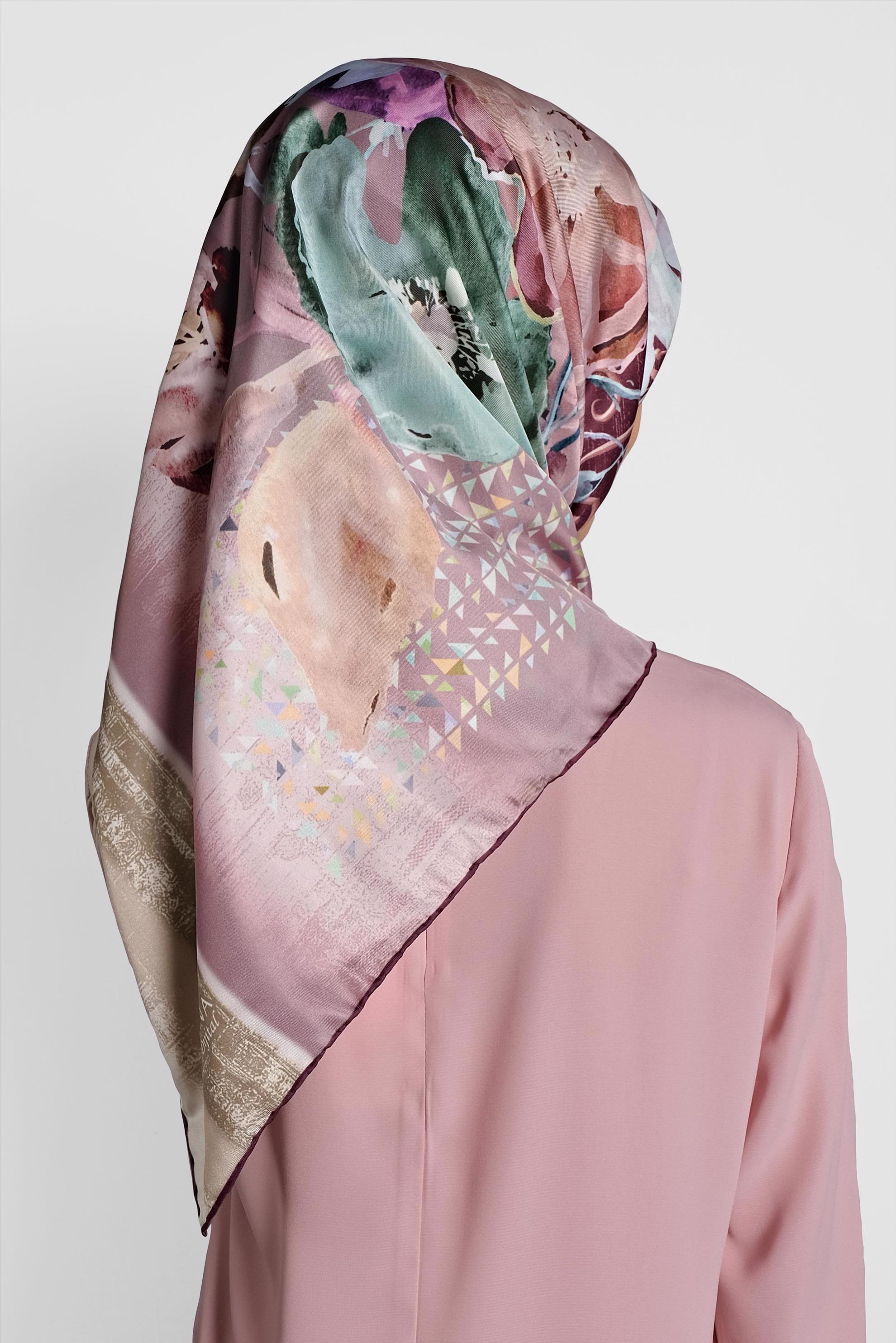 Tesettür giyim MÜRDÜM 9985 ALVİNA DİJİTAL EŞARP