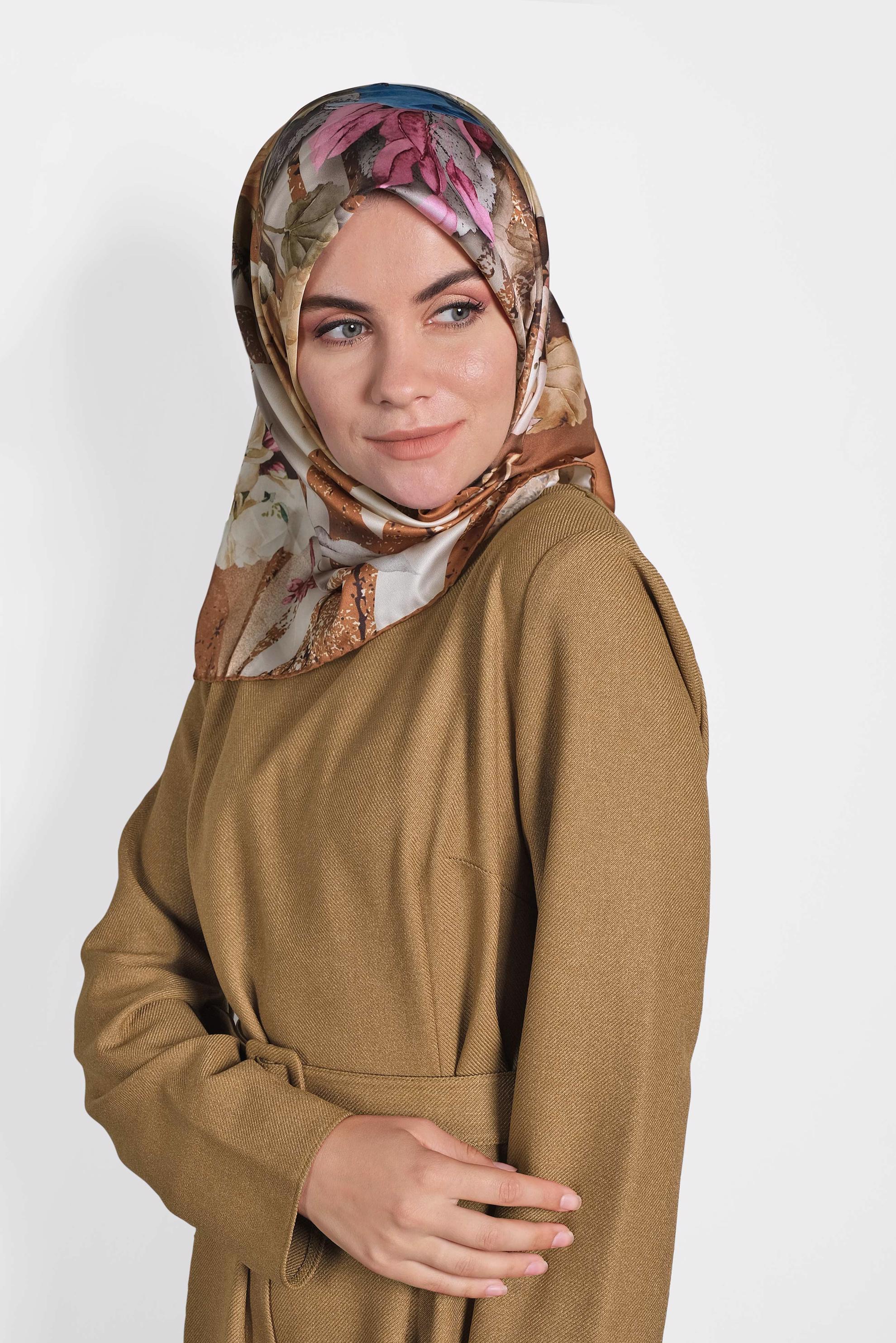 Tesettür giyim TABA 9986 ALVİNA DİJİTAL EŞARP