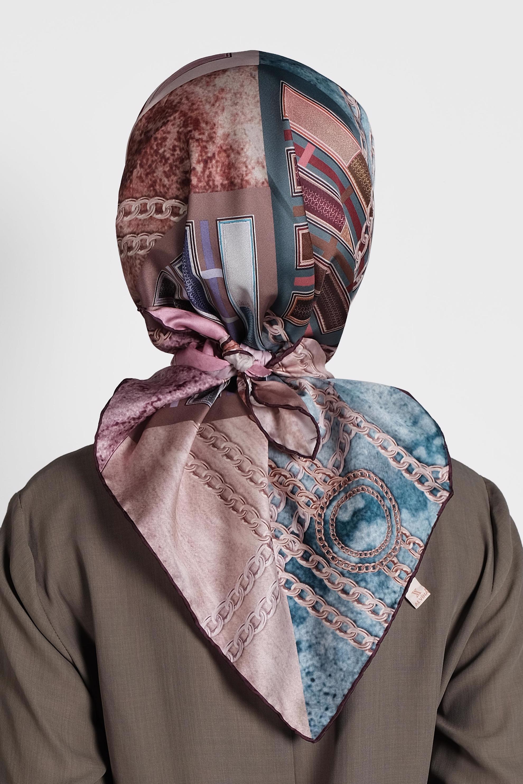 Tesettür giyim MÜRDÜM 9991 ALVİNA DİJİTAL EŞARP