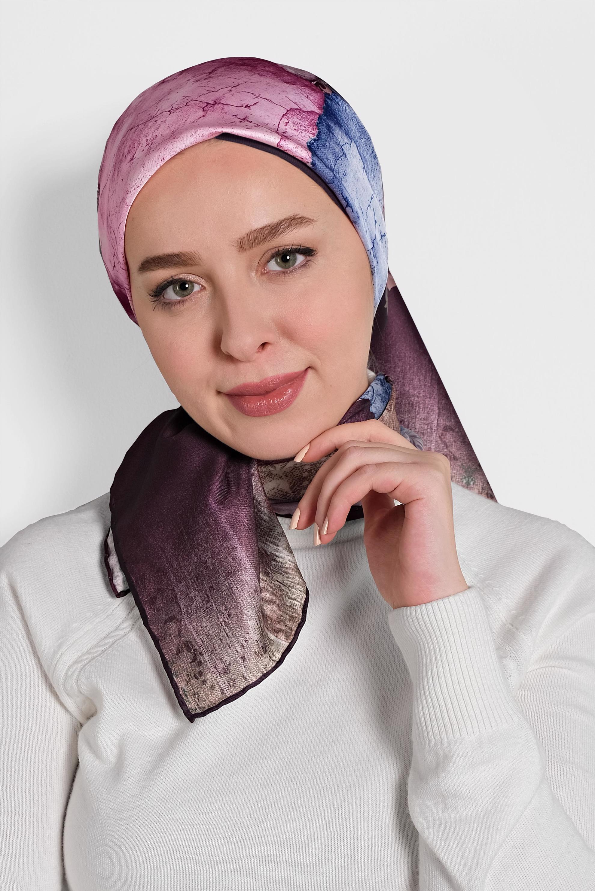 Tesettür giyim MÜRDÜM 9993 ALVİNA DİJİTAL EŞARP