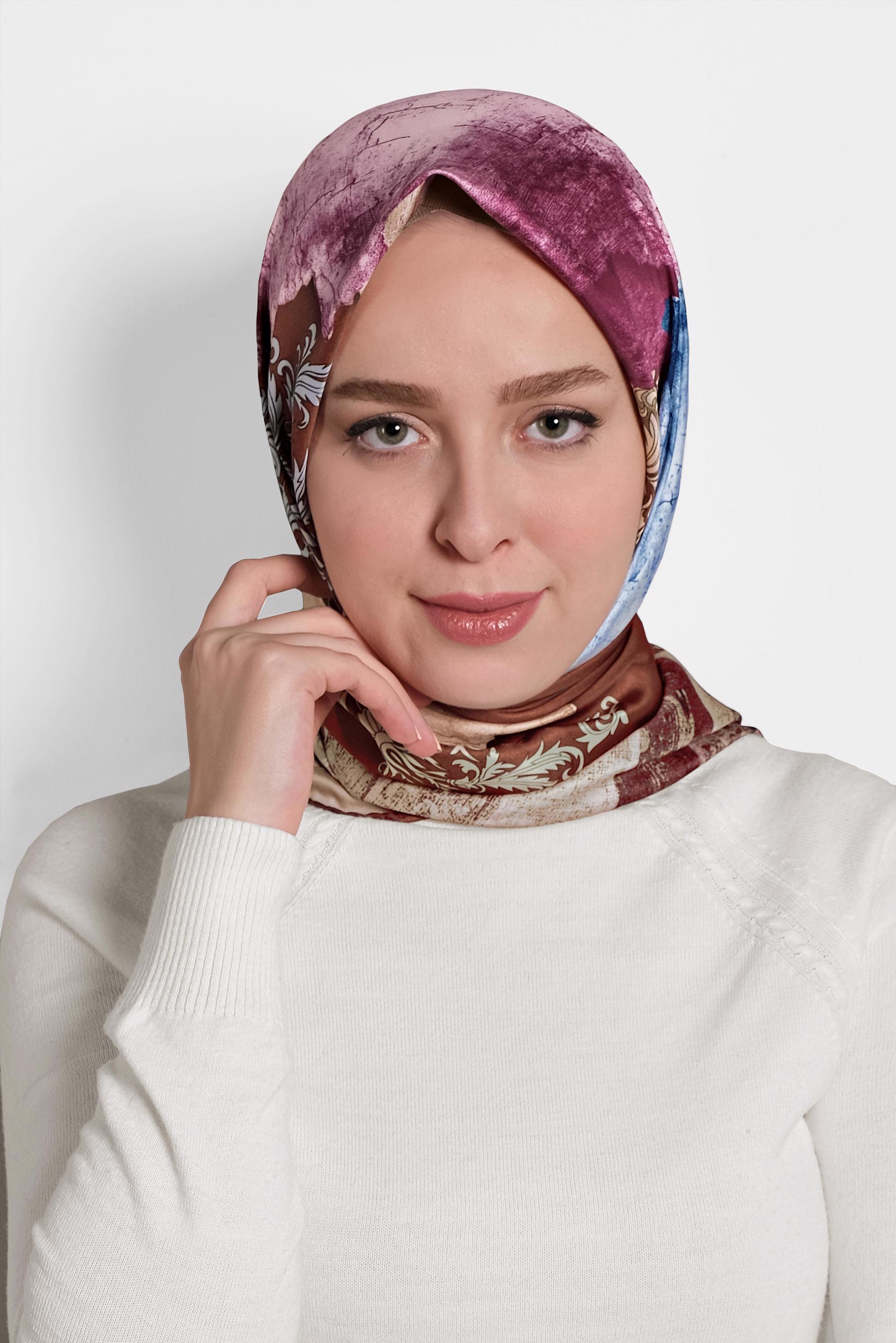 Tesettür giyim TABA 9993 ALVİNA DİJİTAL EŞARP