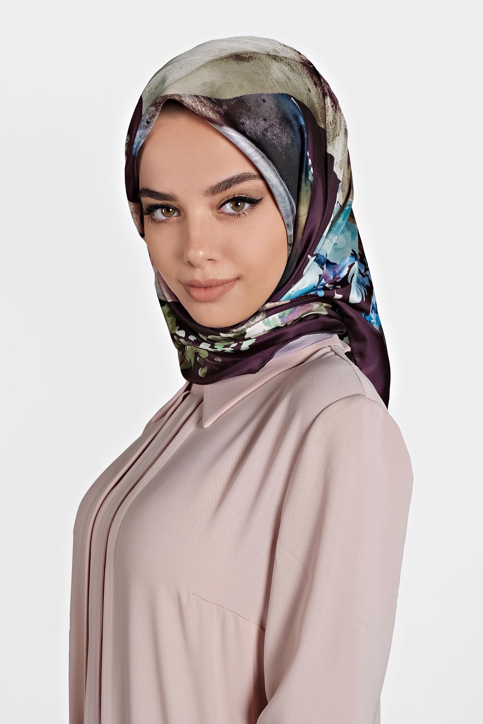 Tesettür giyim MÜRDÜM 9994 ALVİNA DİJİTAL EŞARP