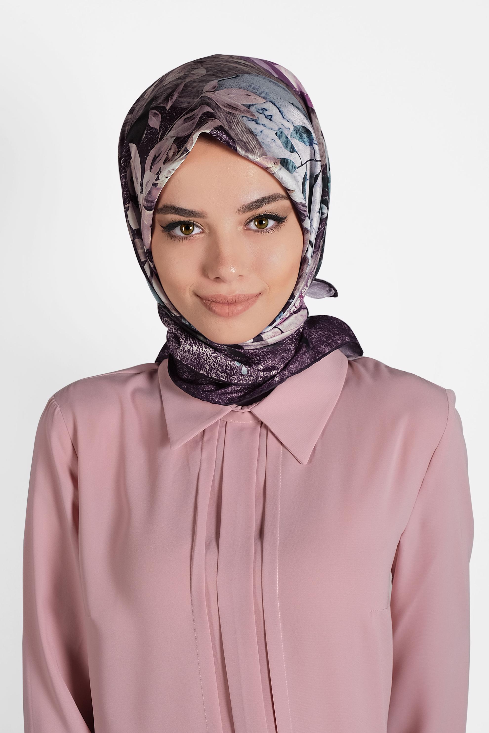 Tesettür giyim MÜRDÜM 9995 ALVİNA DİJİTAL EŞARP