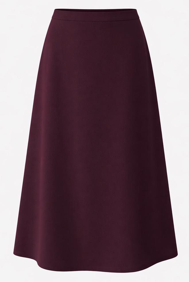 Vêtements hijab PRUNE JUPE CRAYON TAILLE HAUTE 6321 - ALVİNA