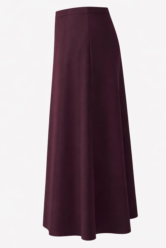 Vêtements hijab PRUNE JUPE CRAYON TAILLE HAUTE 6321 - ALVİNA